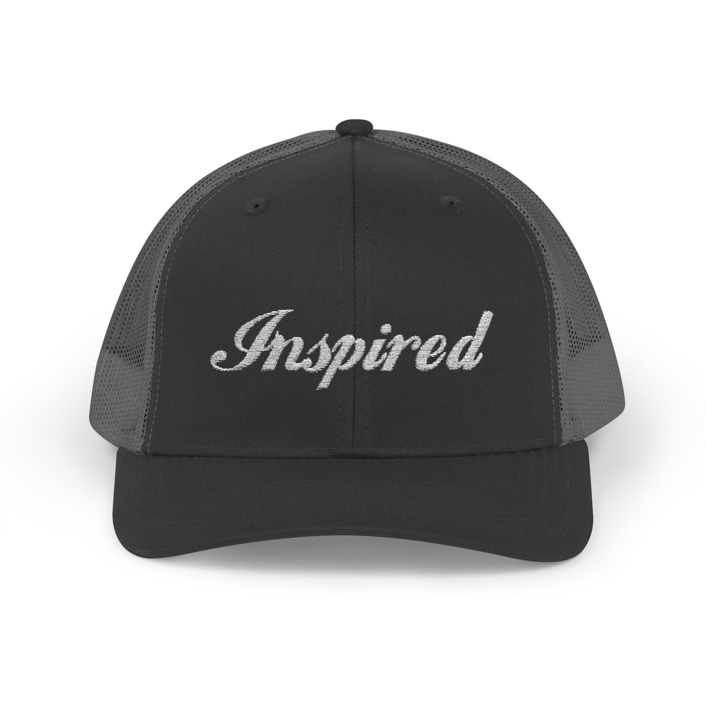 INSPIRED Embroidered Snapback Trucker Cap