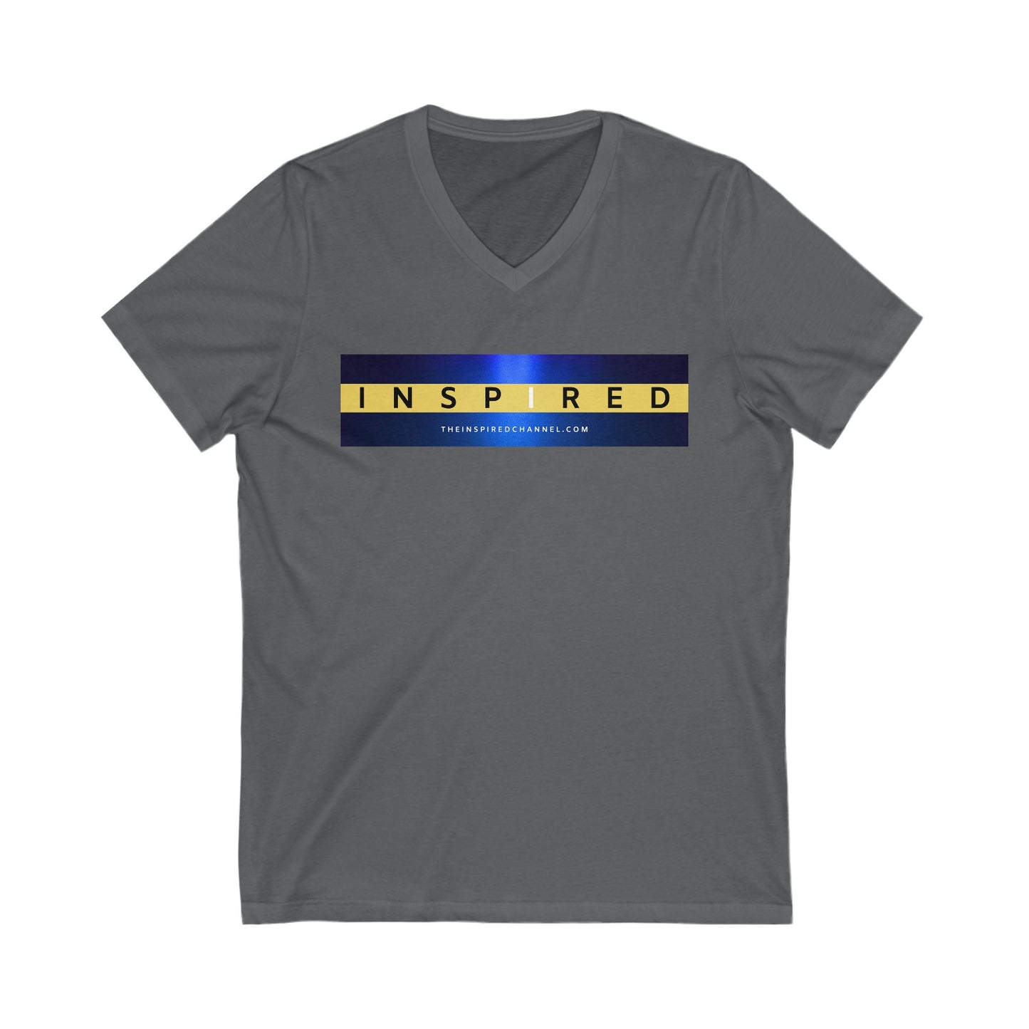 INSPIRED Original UNISEX Jersey Short Sleeve V-Neck Tee