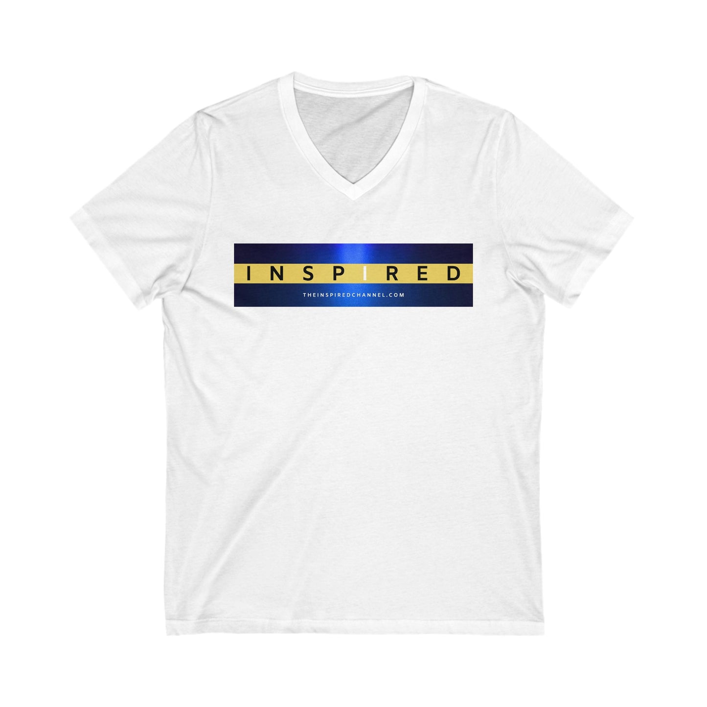 INSPIRED Original UNISEX Jersey Short Sleeve V-Neck Tee