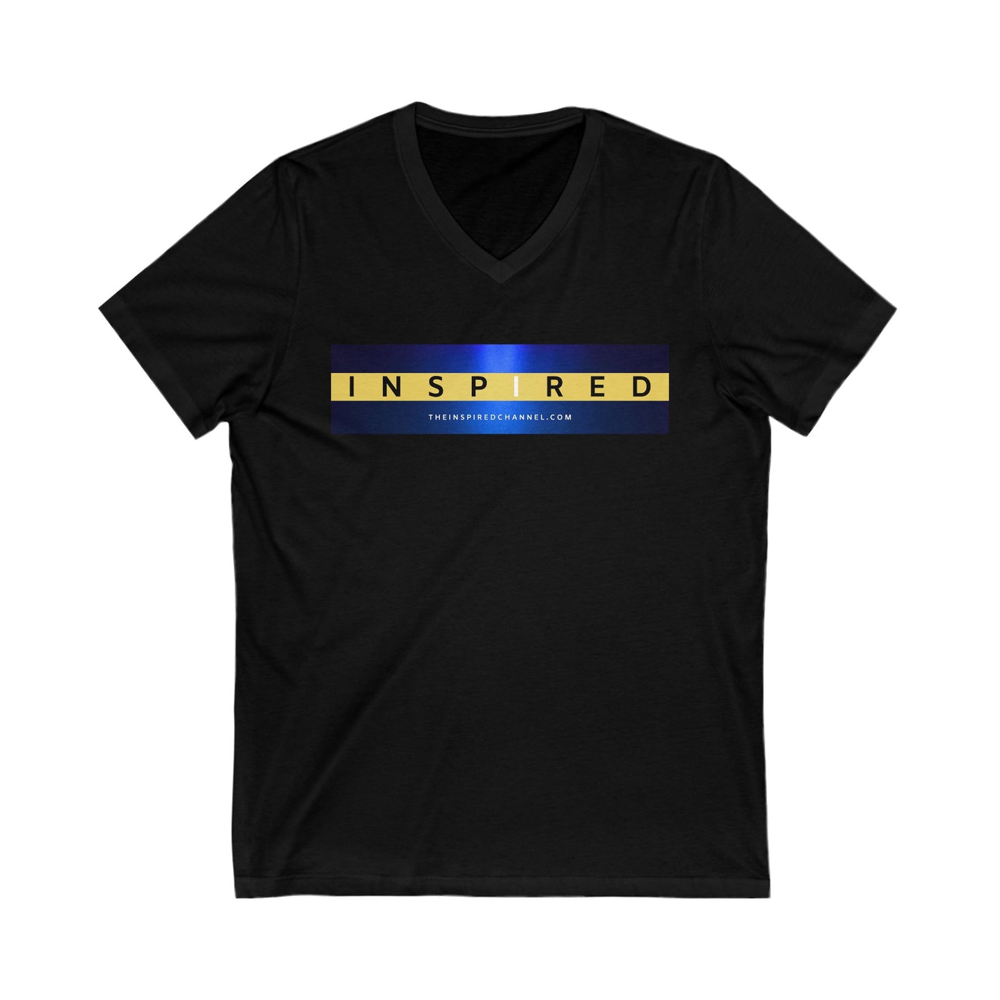 INSPIRED Original UNISEX Jersey Short Sleeve V-Neck Tee