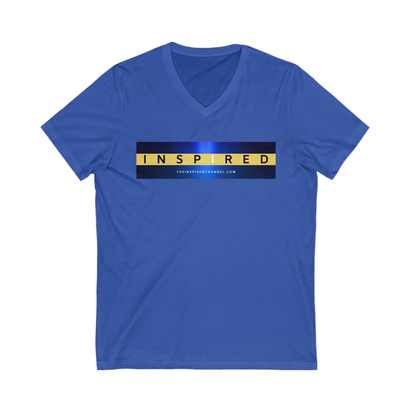 INSPIRED Original UNISEX Jersey Short Sleeve V-Neck Tee