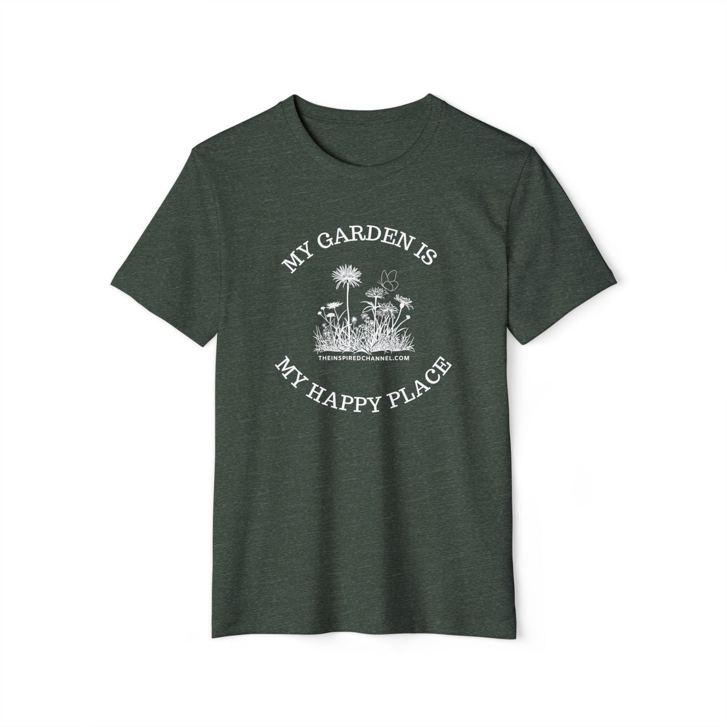INSPIRED GARDEN Unisex Recycled ORGANIC T-Shirt