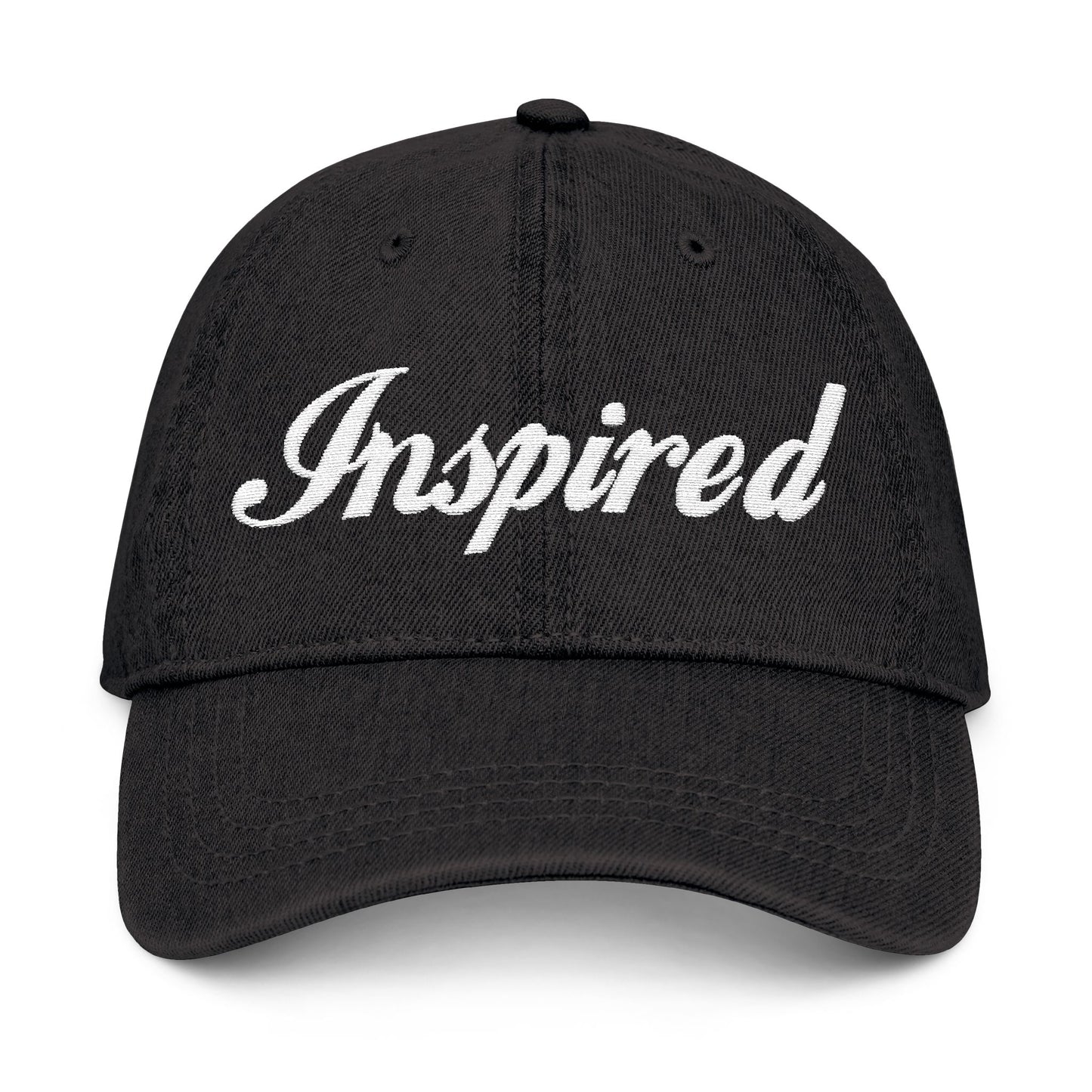 INSPIRED DENIM HAT - Stylish Embroidered Cap