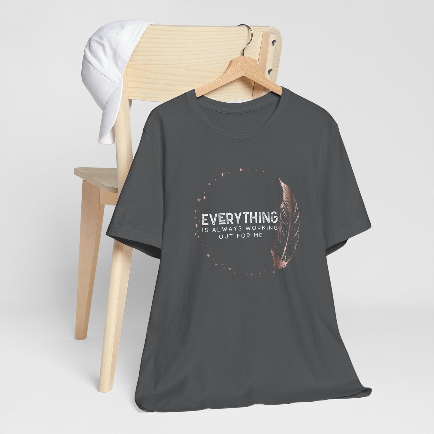 INSPIRED Everything is always ... Jersey Short Sleeve Tee