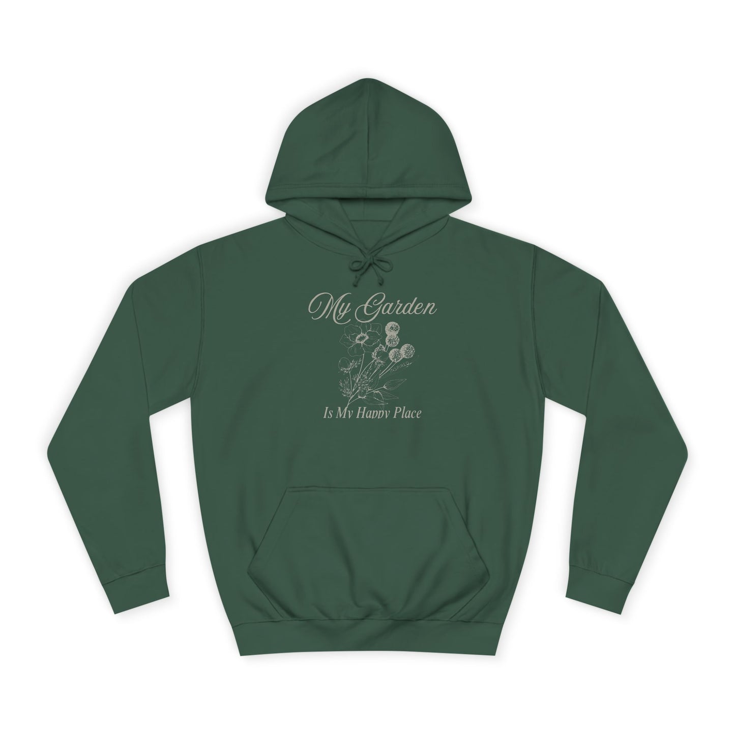 INSPIRED GARDEN M UNISEX College Hoodie