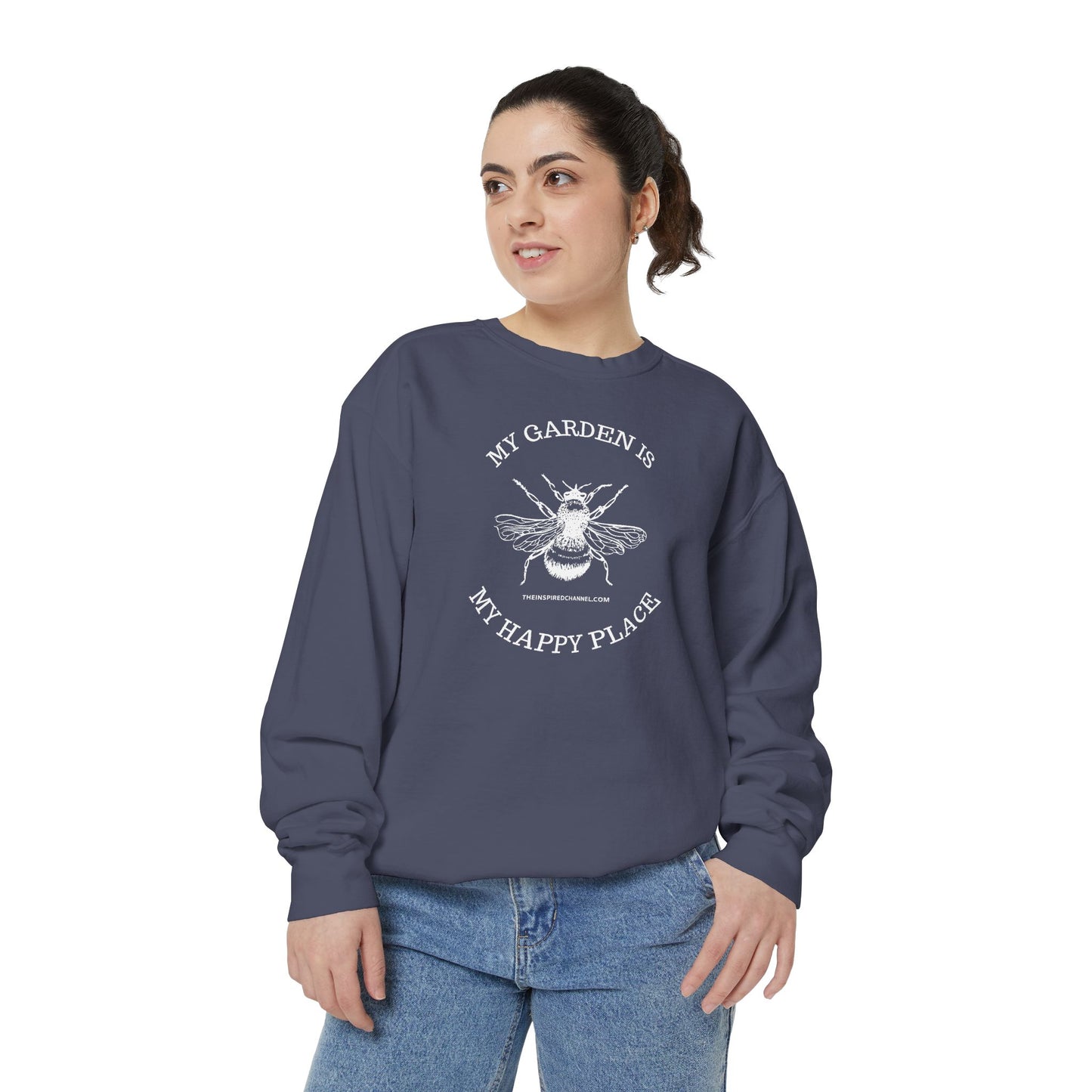 INSPIRED GARDEN Unisex Dyed Sweatshirt