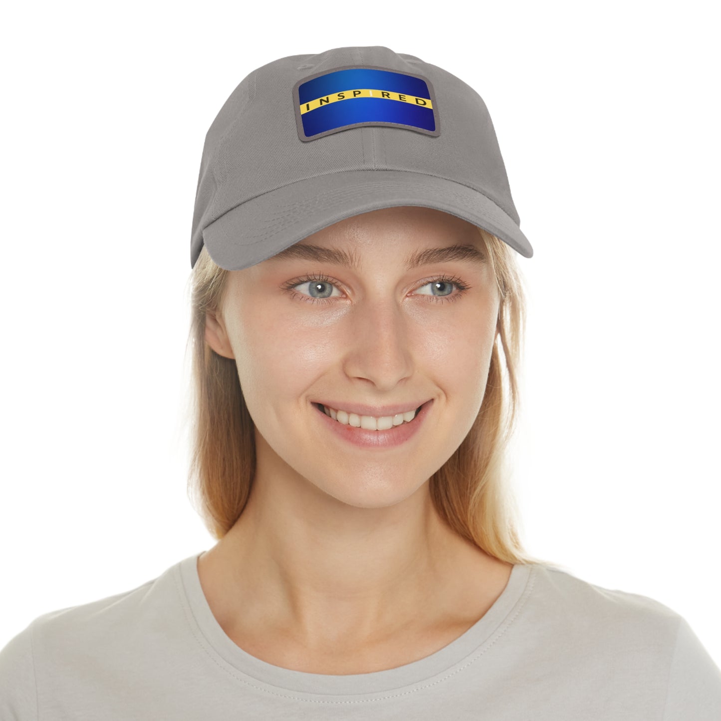 INSPIRED HWWF Dad Hat with Leather Patch