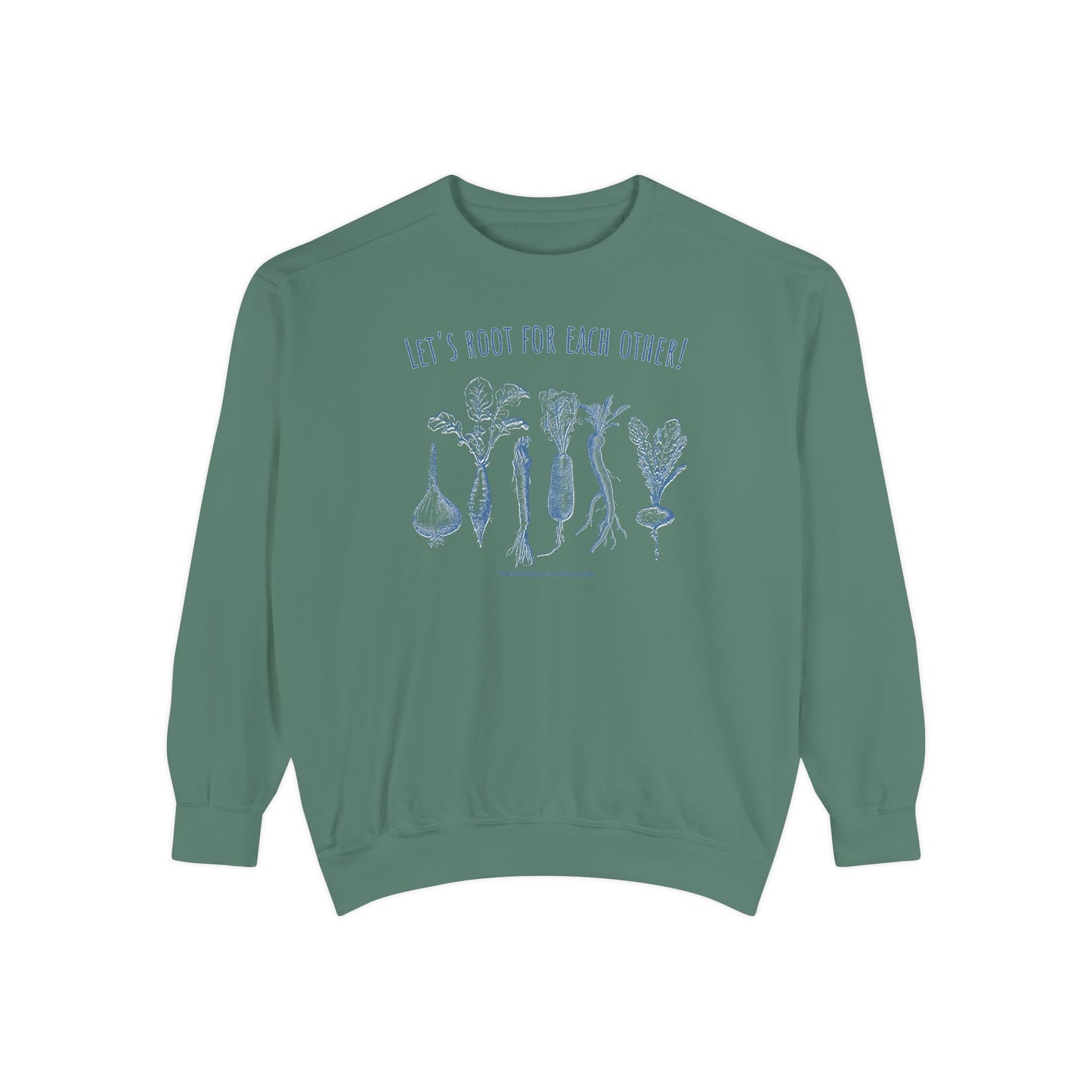 INSPIRED GARDEN L Unisex Dyed Sweatshirt