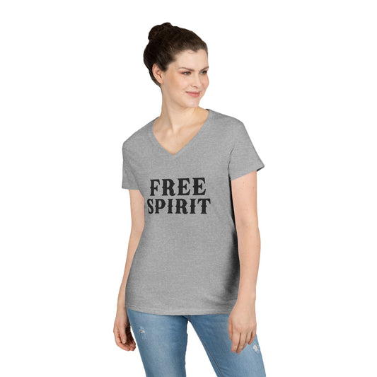 FREE SPIRIT Ladies' V-Neck T-Shirt