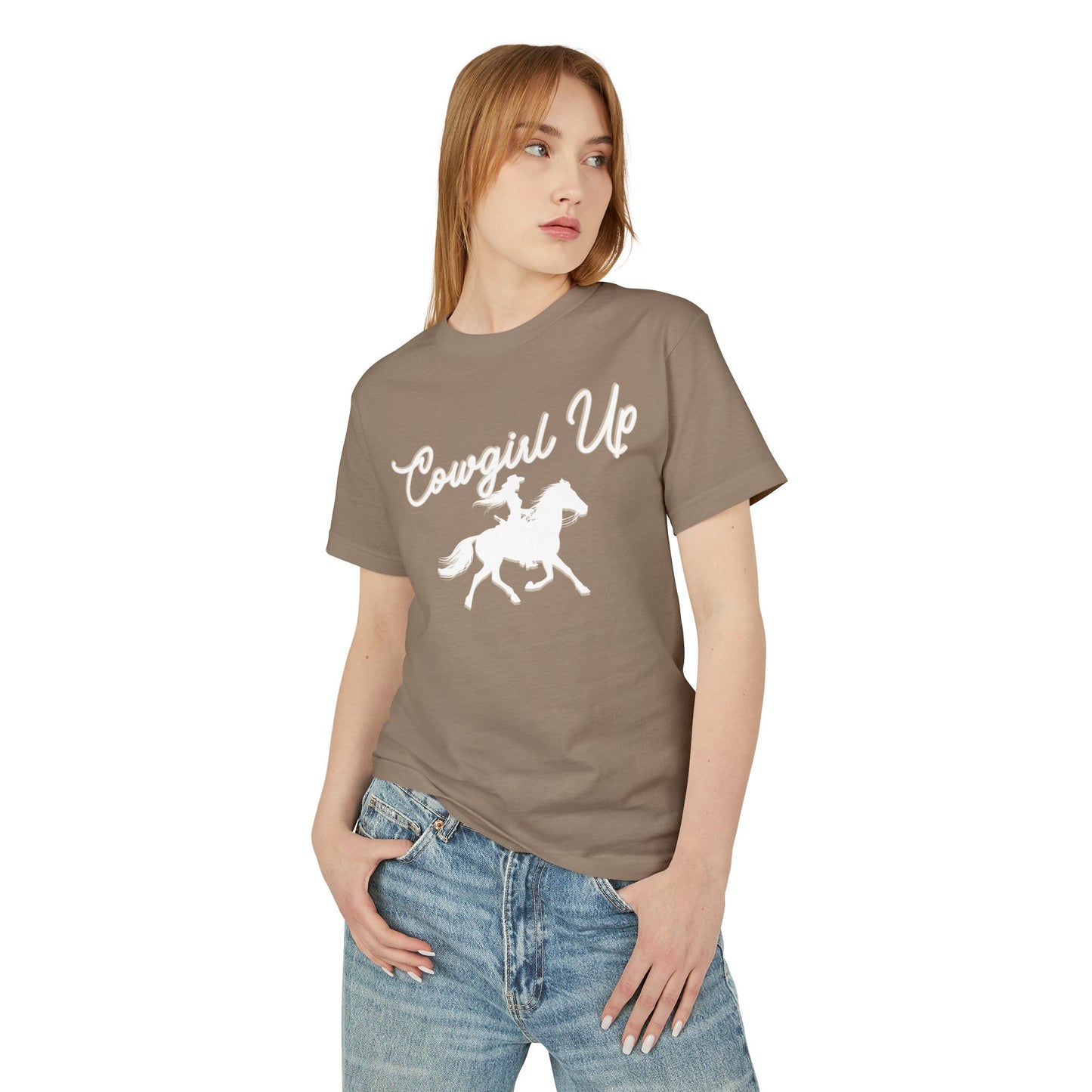 COWGIRL UP W UNISEX Garment-Dyed Heavyweight Cotton Tee