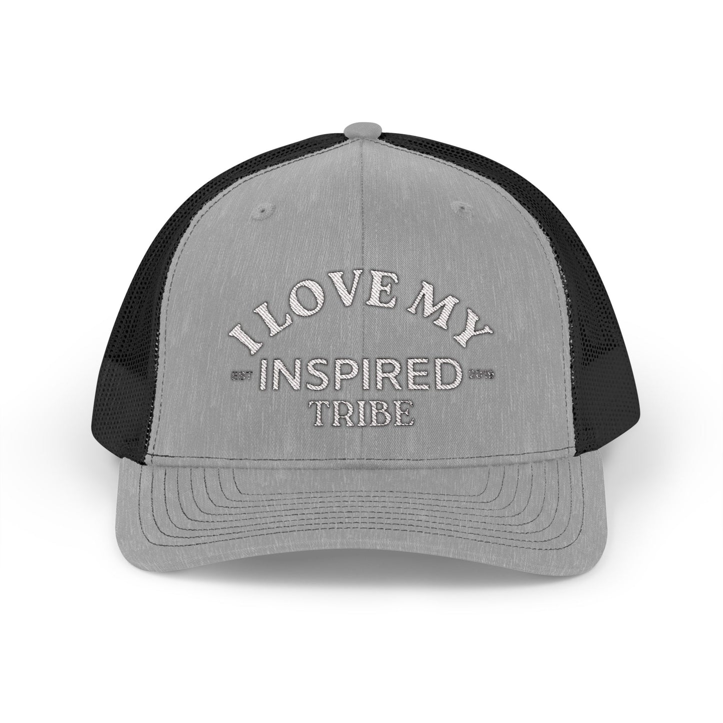 I LOVE MY INSPIRED TRIBE Embroidered Snapback Trucker Cap