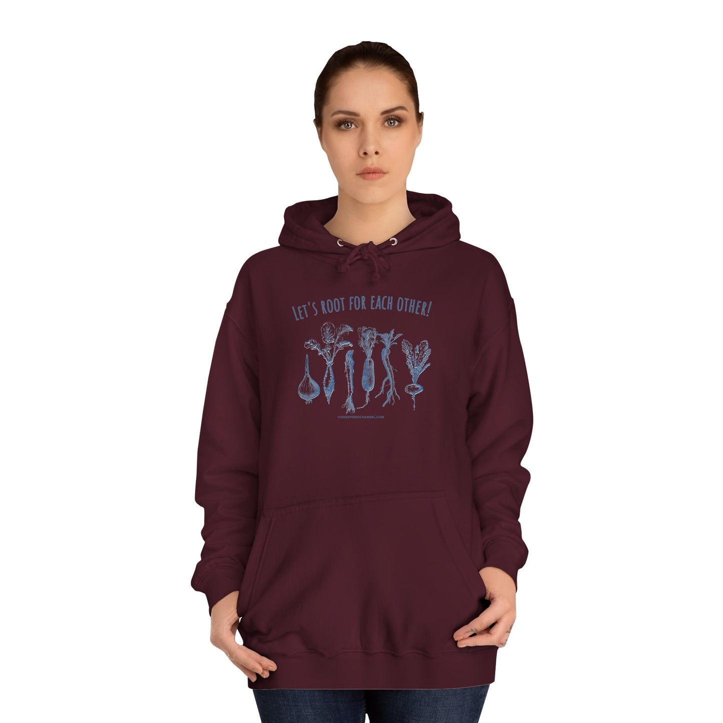INSPIRED GARDEN L UNISEX College Hoodie