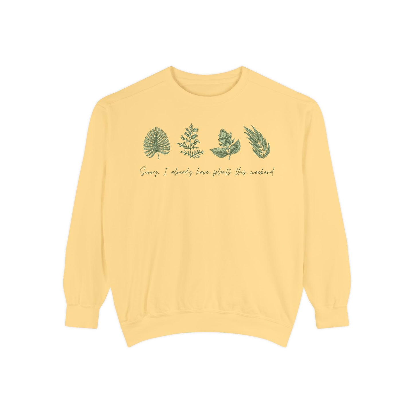 INSPIRED GARDEN P Unisex Dyed Sweatshirt