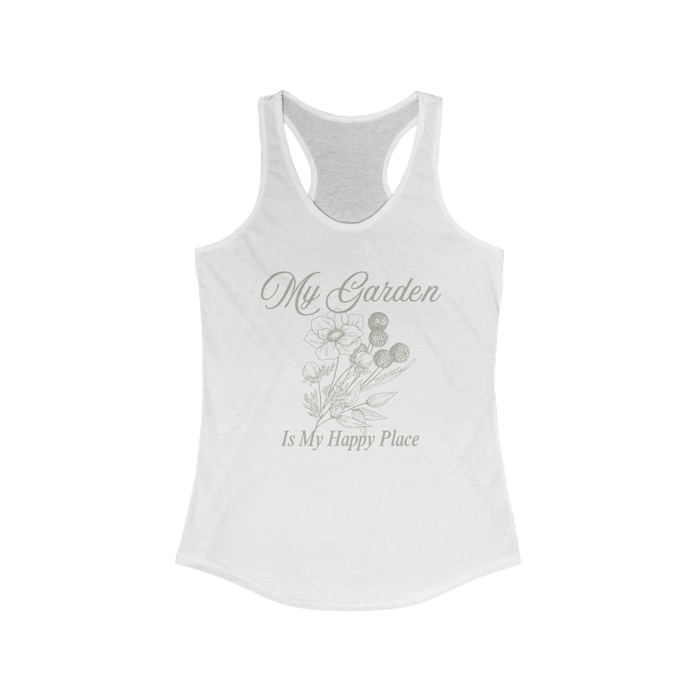 INSPIRED GARDEN M Women's Ideal Racerback Tank