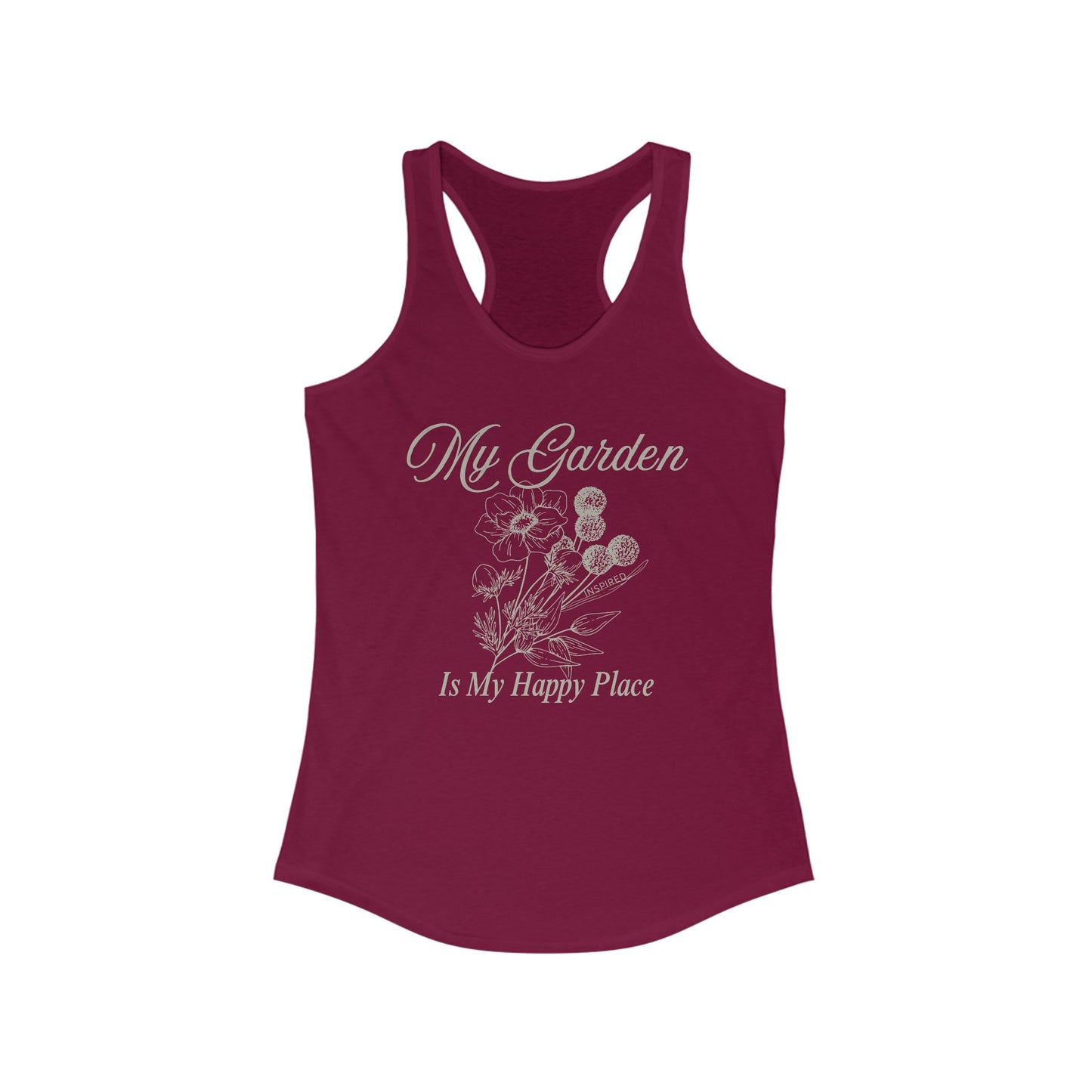 INSPIRED GARDEN M Women's Ideal Racerback Tank