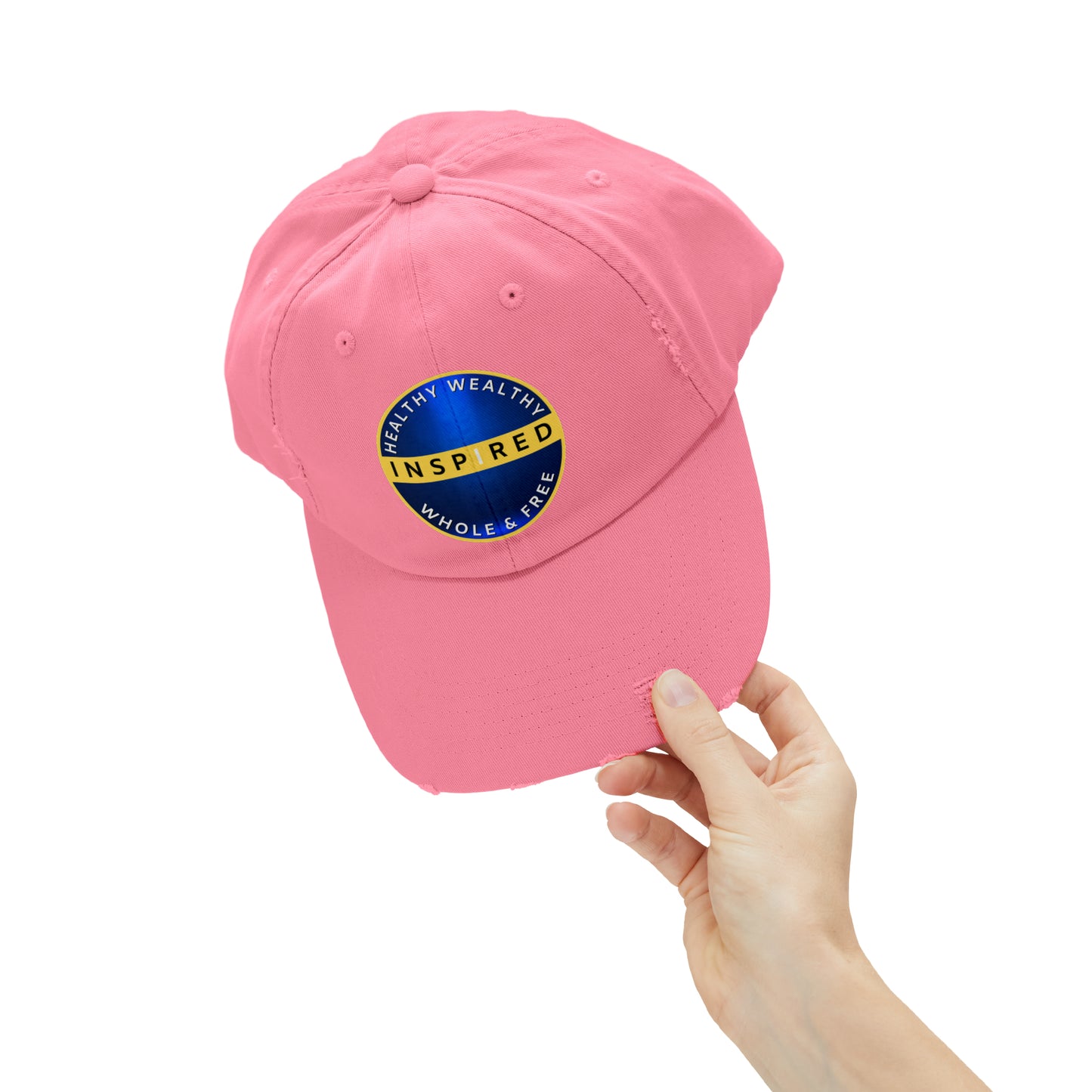 INSPIRED HWWF Unisex Distressed Cap