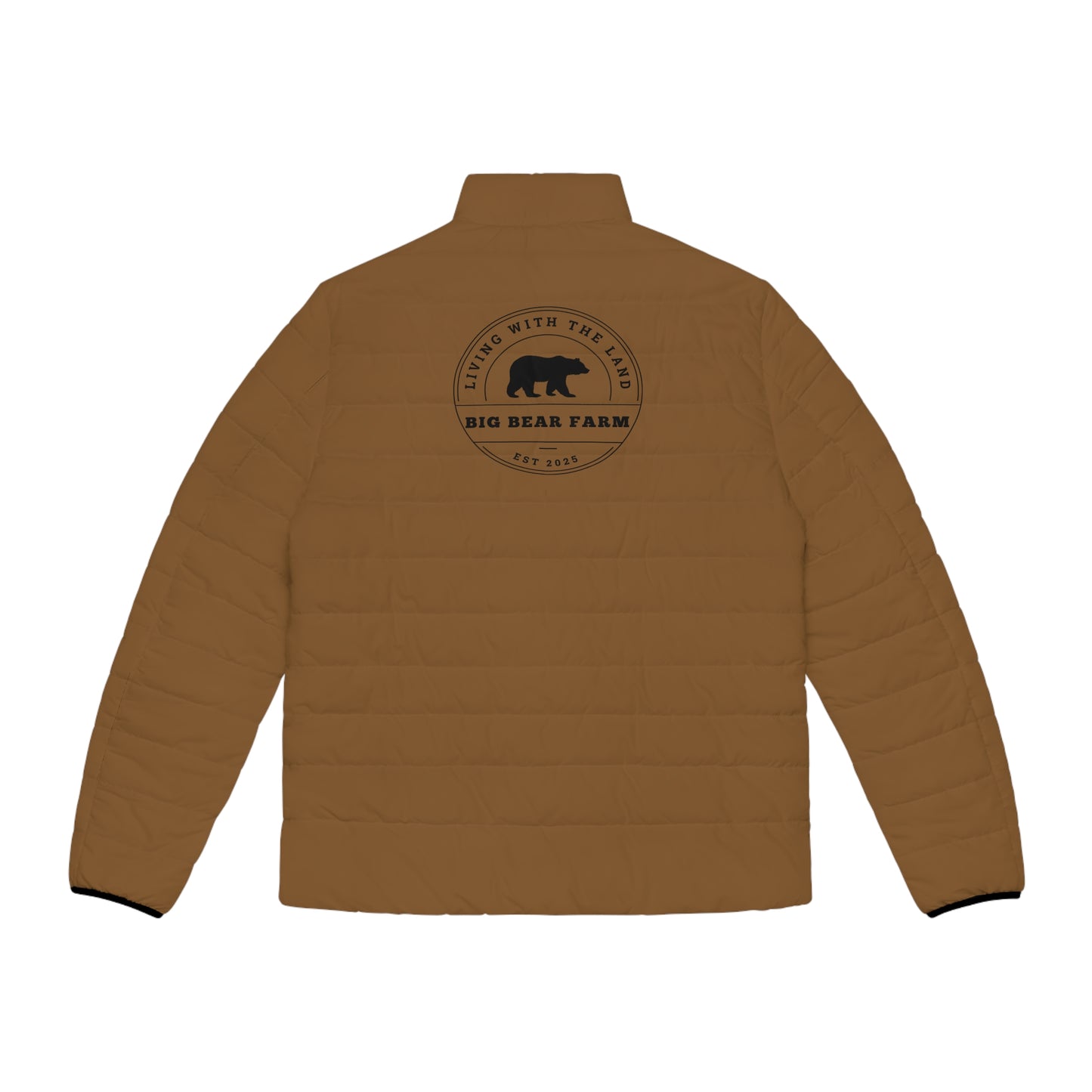 Men's Outdoor Puffer Jacket | Cozy & Stylish Winter Coat | Perfect for Adventure, Camping, Gifts, Big Bear Farm Design