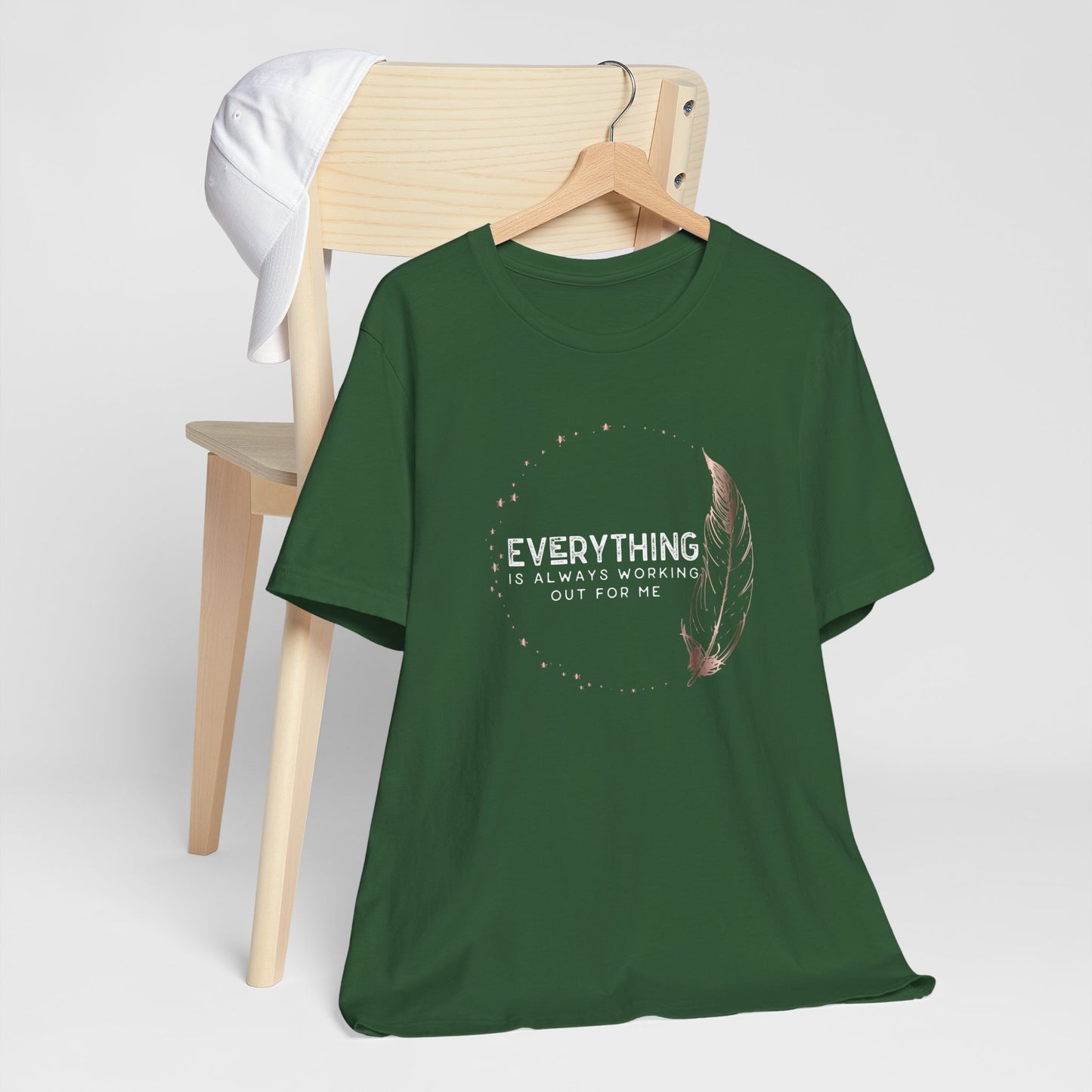 INSPIRED Everything is always ... Jersey Short Sleeve Tee