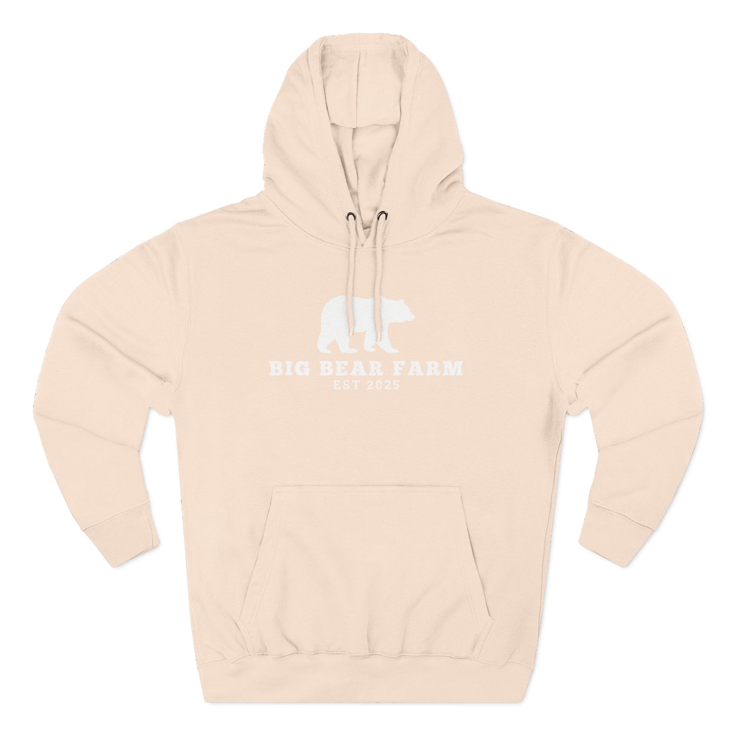 Fleece Hoodie - Big Bear Farm Love Land Design