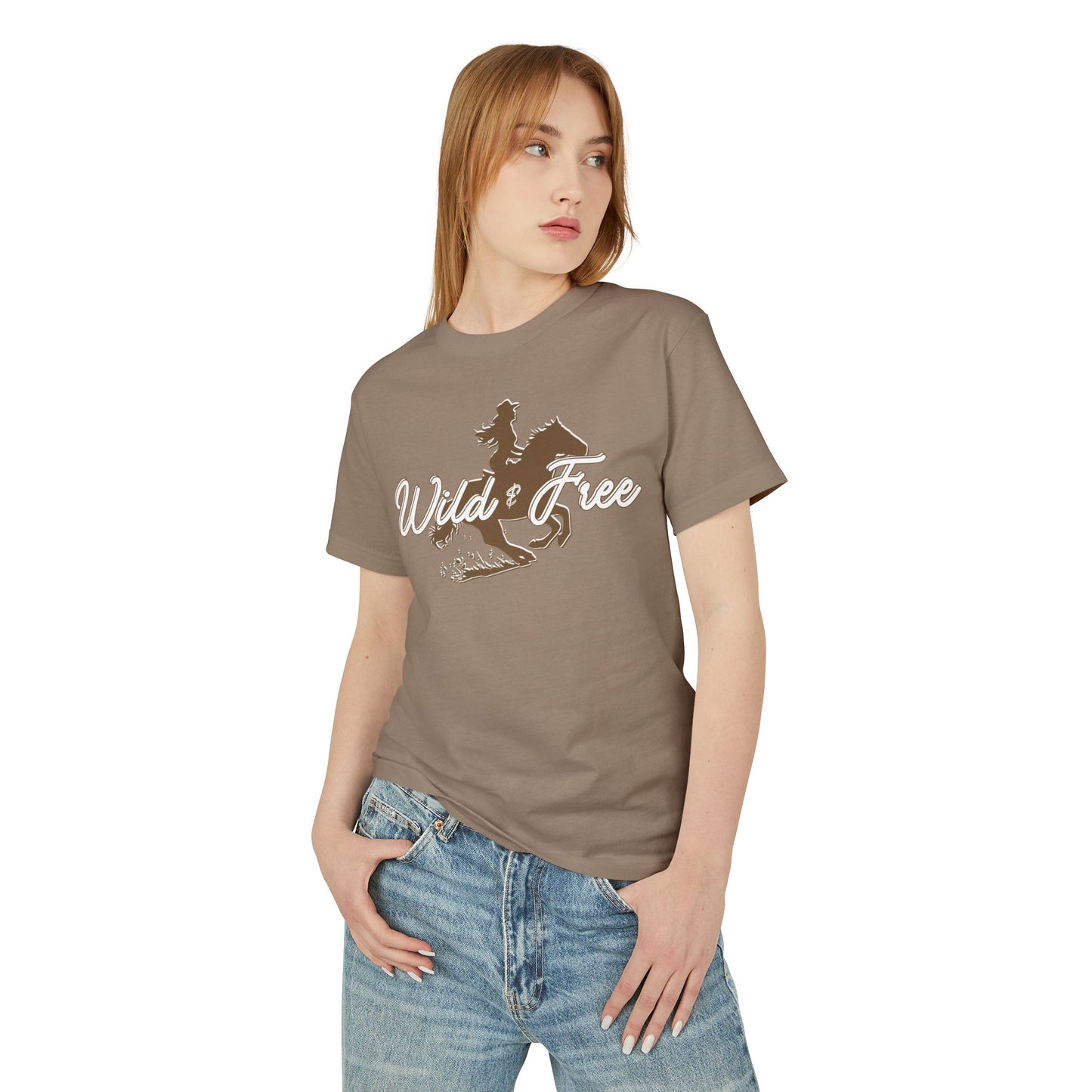 COWGIRL WILD AND FREE UNISEX Garment-Dyed Heavyweight Cotton Tee