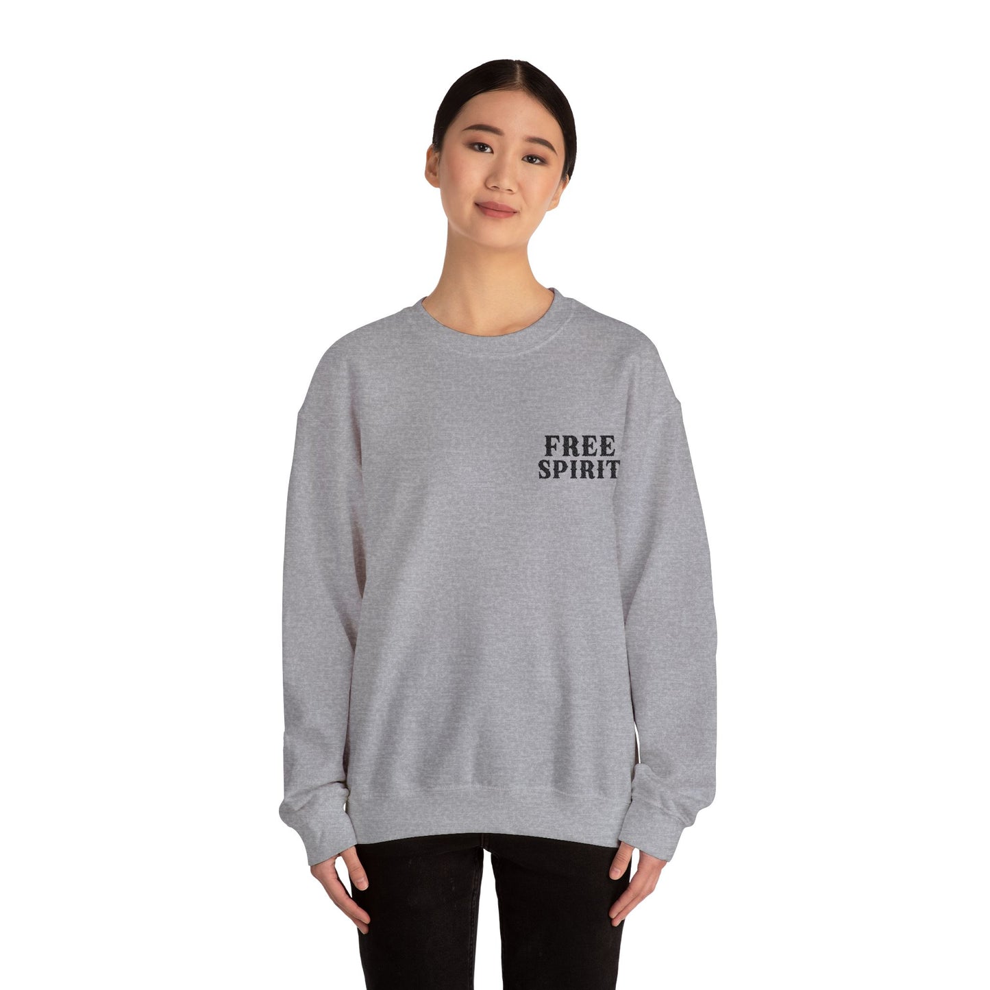 FREE SPIRIT EMBROIDERED Unisex Heavy Blend™ Crewneck Sweatshirt