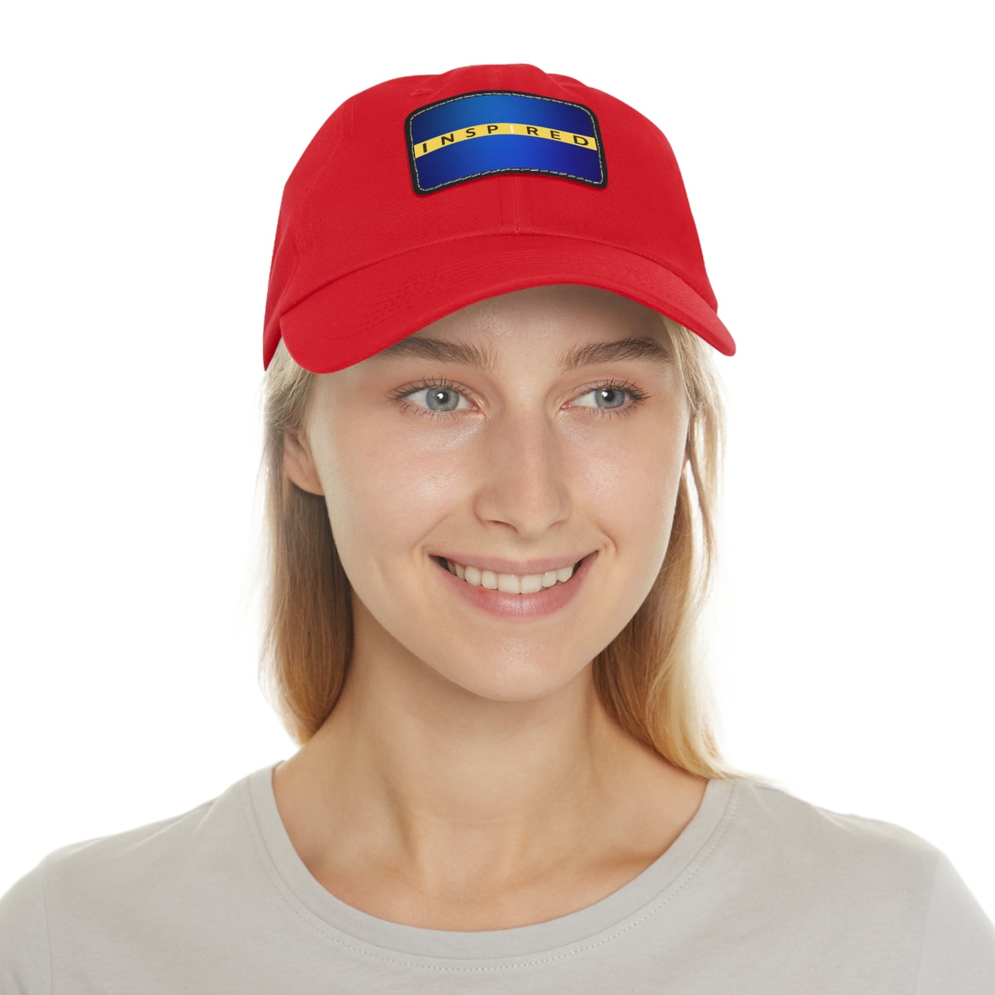 INSPIRED HWWF Dad Hat with Leather Patch