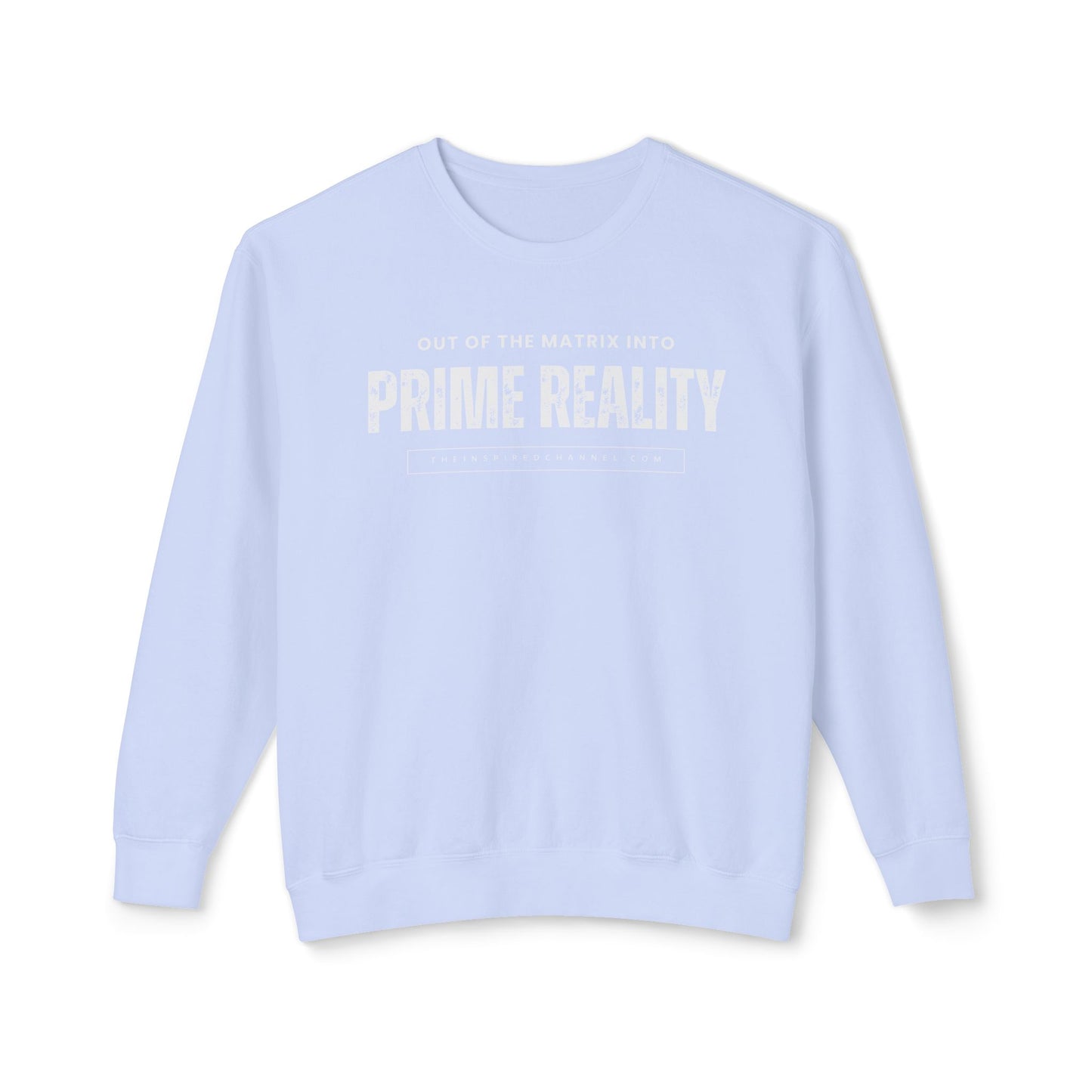 PRIME REALITY Unisex Lightweight Crewneck Sweatshirt