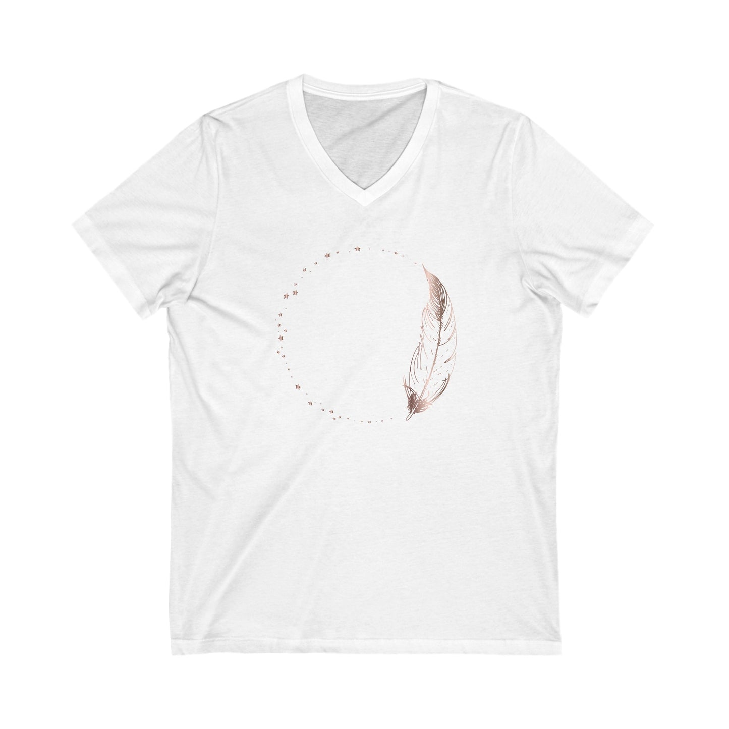 INSPIRED Everything Is Always...Unisex Jersey Short Sleeve V-Neck Tee