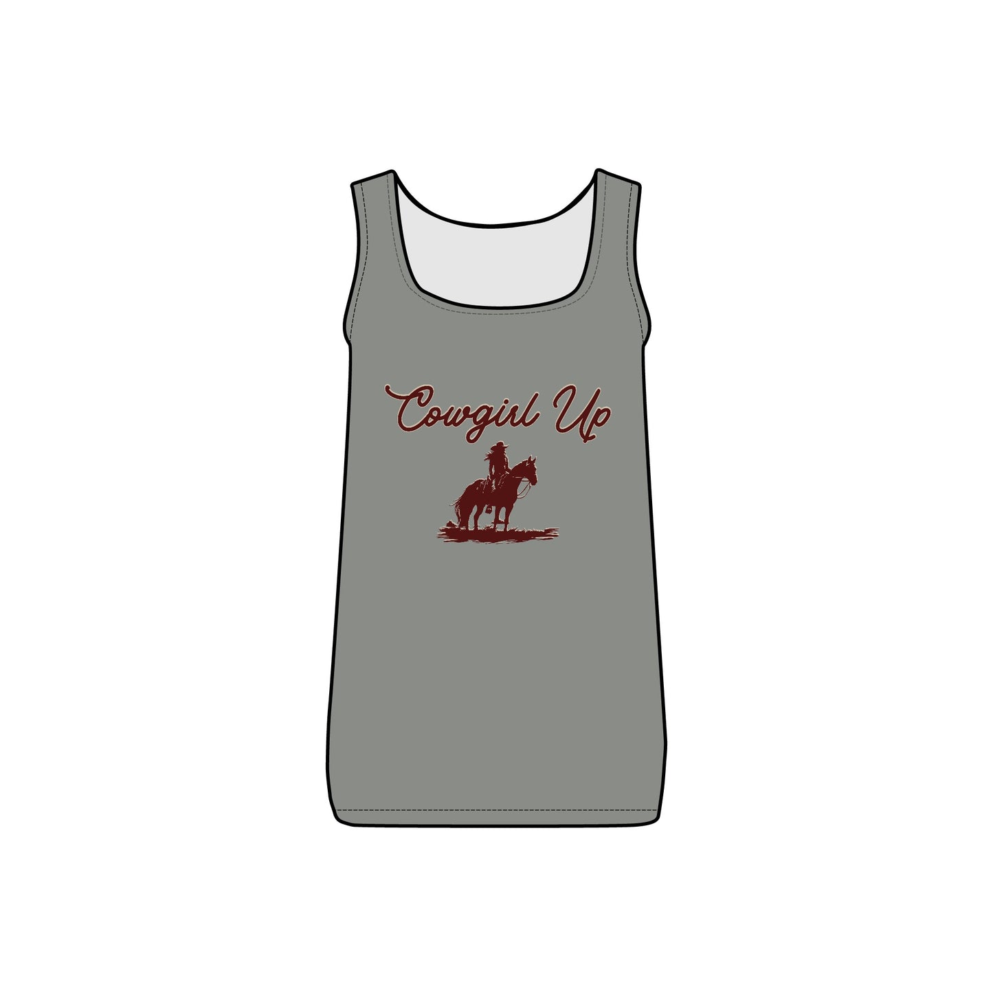 COWGIRL UP WOMEN'S Micro Ribbed Tank