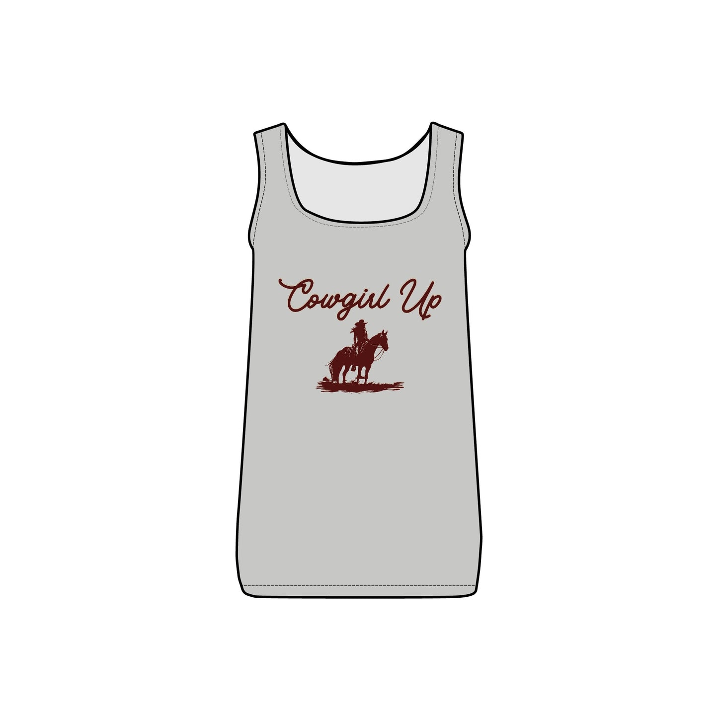 COWGIRL UP WOMEN'S Micro Ribbed Tank