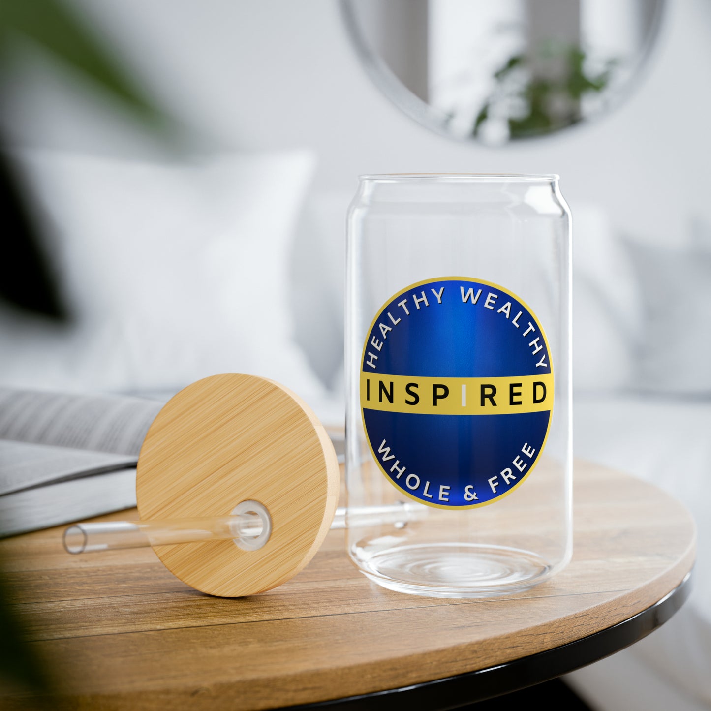 INSPIRED HWWF Sipper Glass, 16oz