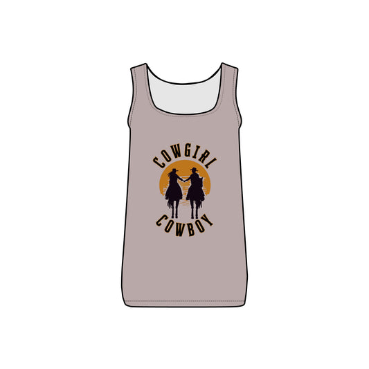 COWBOY AND COWGIRL WOMEN'S Micro Ribbed Tank