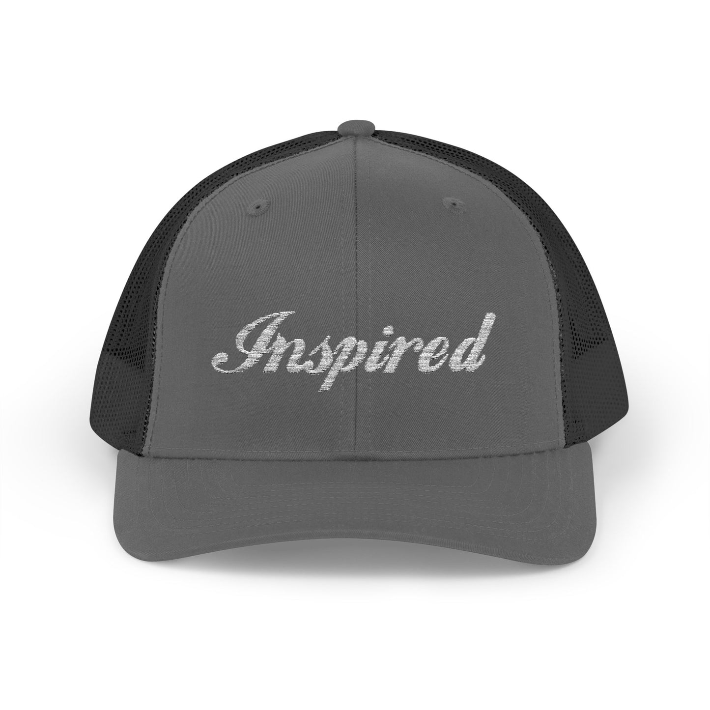 INSPIRED Embroidered Snapback Trucker Cap