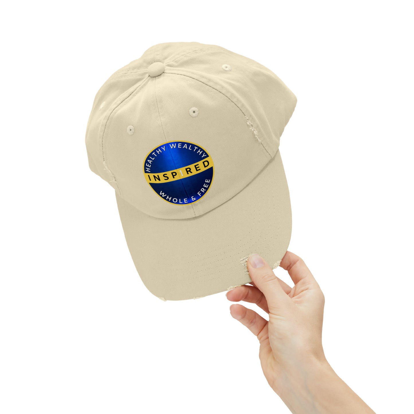 INSPIRED HWWF Unisex Distressed Cap
