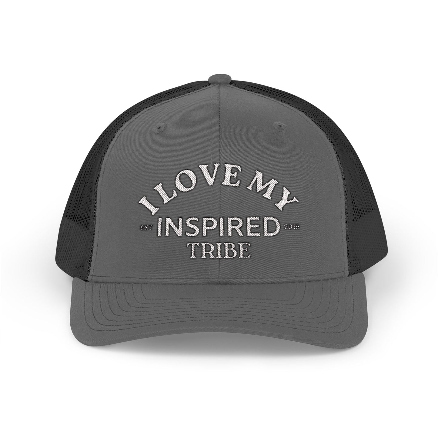 I LOVE MY INSPIRED TRIBE Embroidered Snapback Trucker Cap