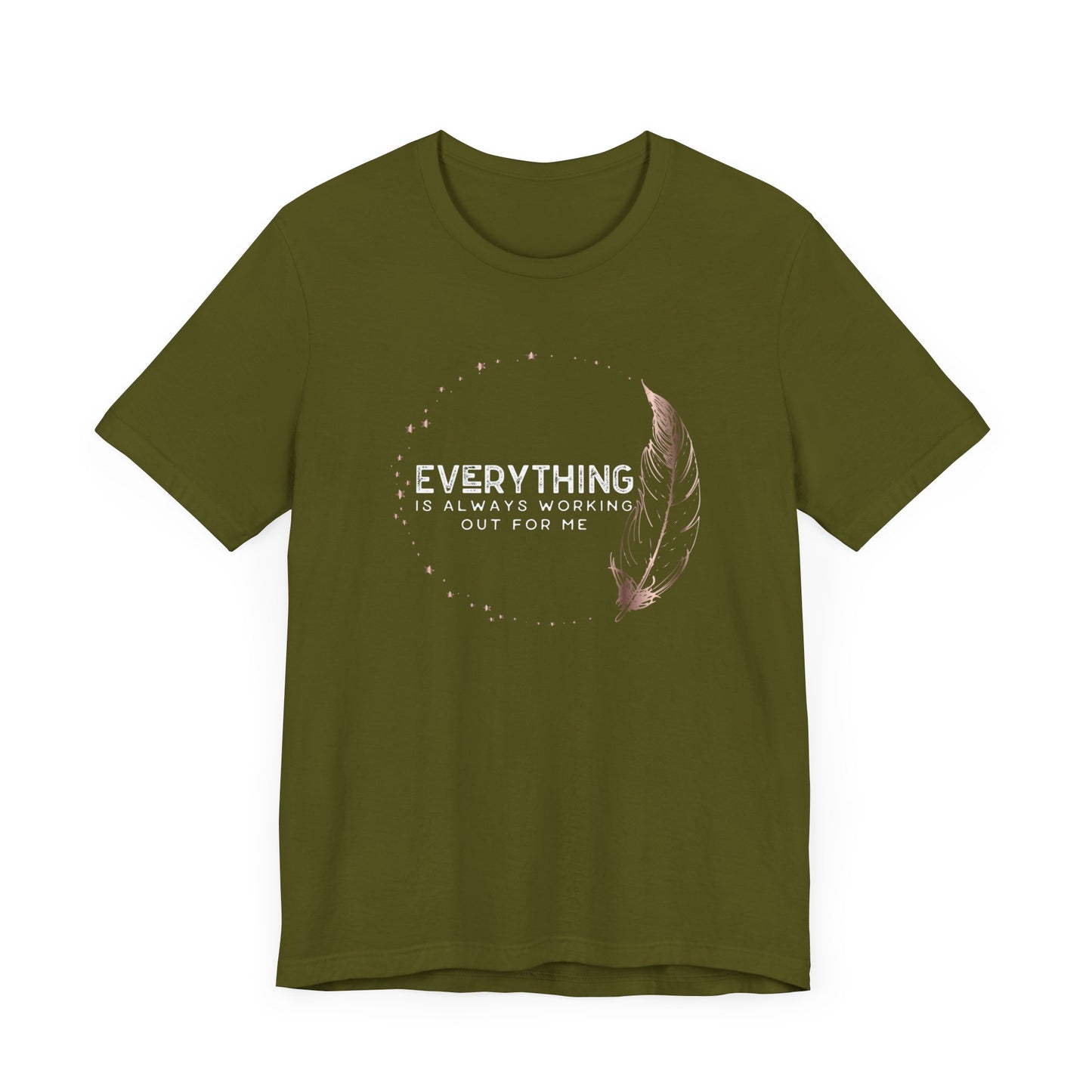INSPIRED Everything is always ... Jersey Short Sleeve Tee