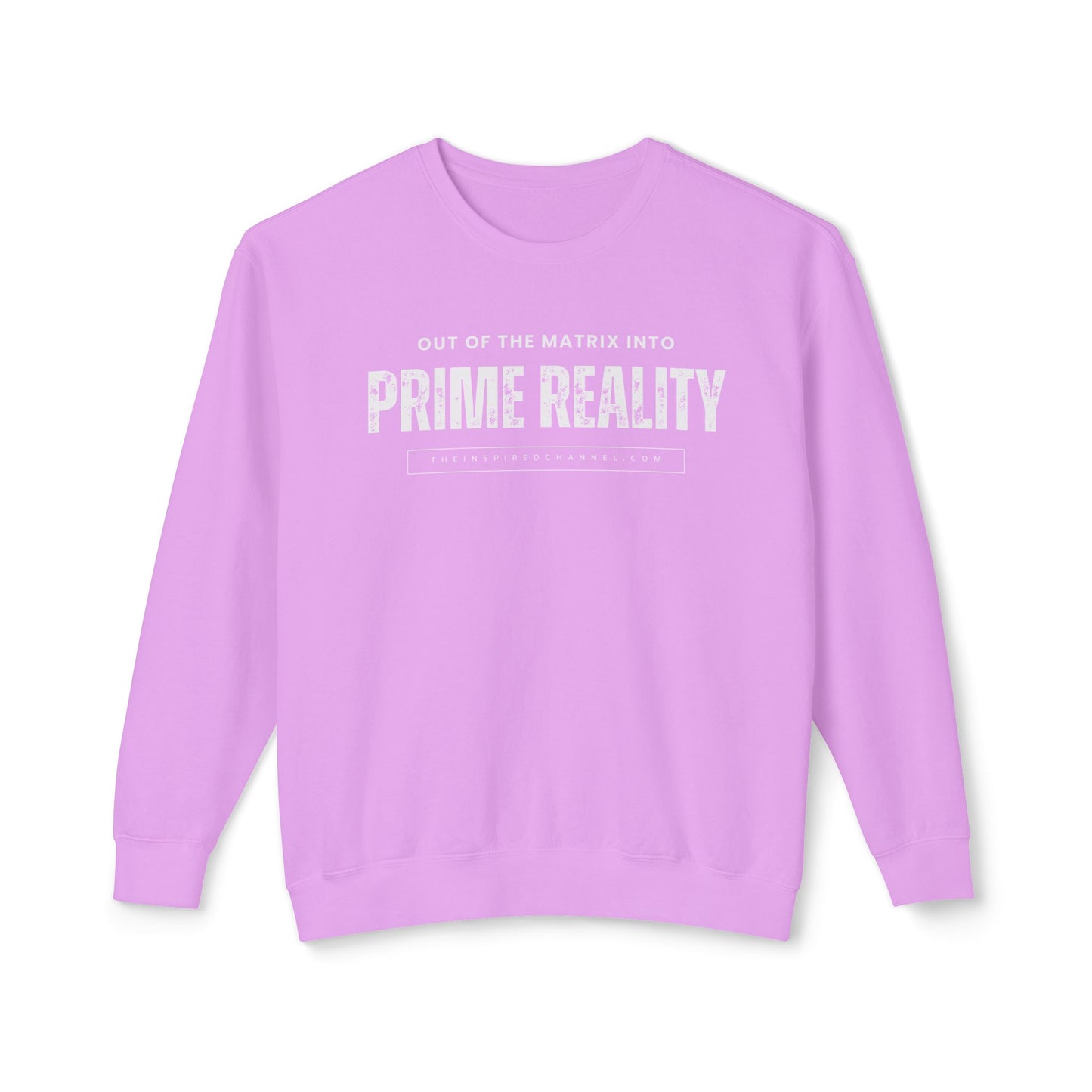 PRIME REALITY Unisex Lightweight Crewneck Sweatshirt