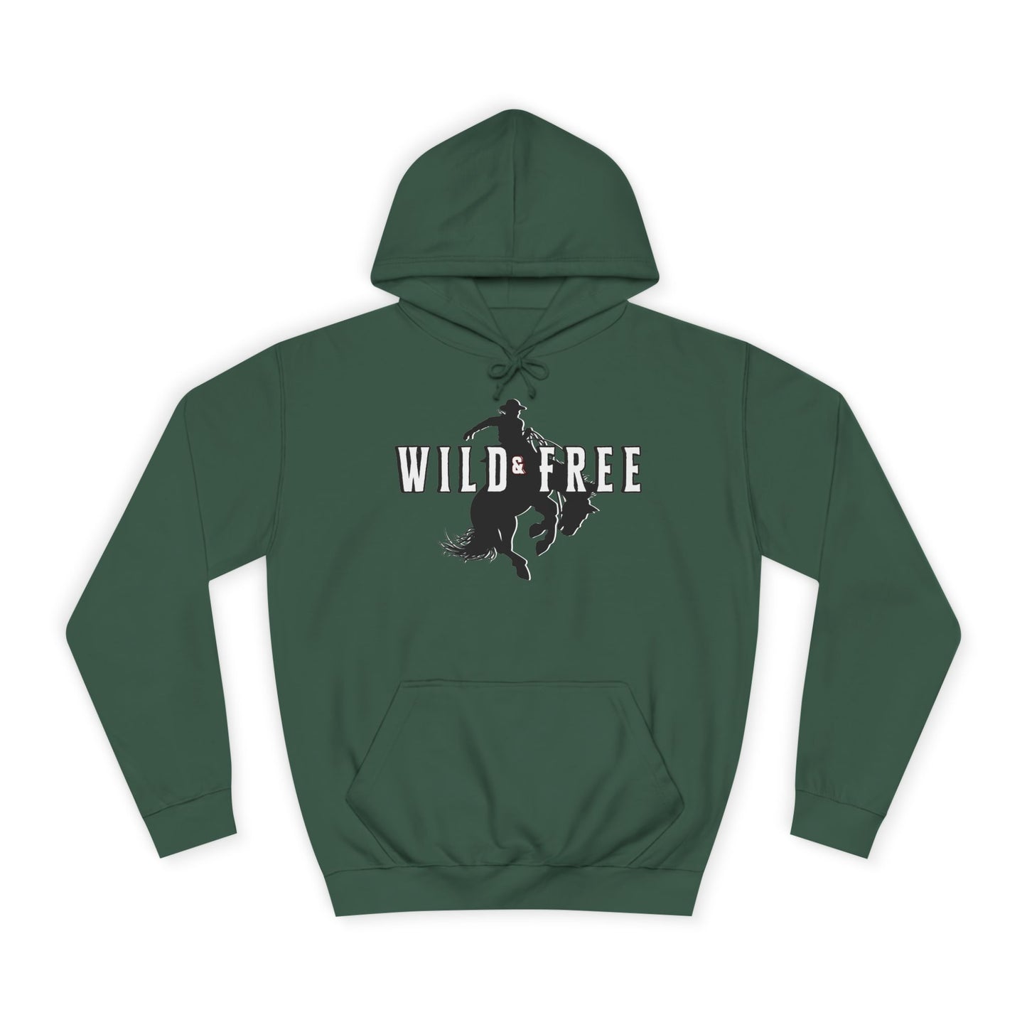 COWBOY WILD AND FREE B UNISEX College Hoodie