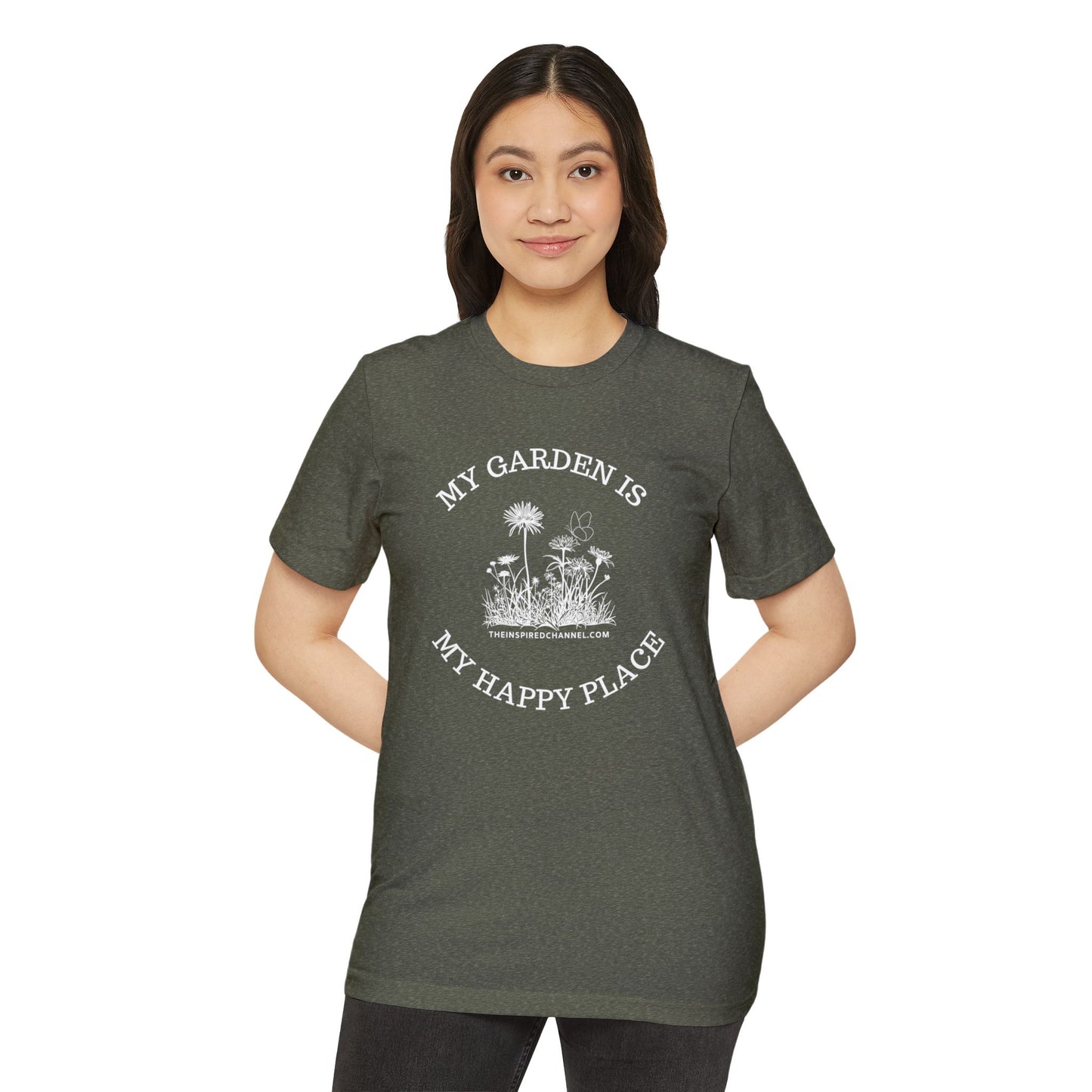 INSPIRED GARDEN Unisex Recycled ORGANIC T-Shirt