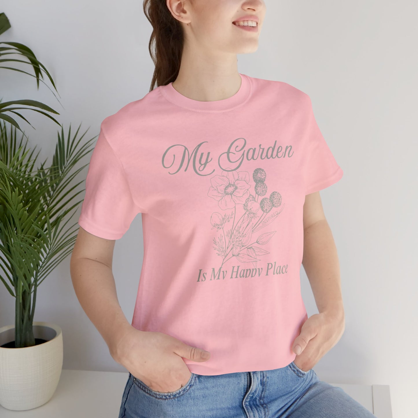 INSPIRED GARDEN M Unisex Jersey Short Sleeve Tee