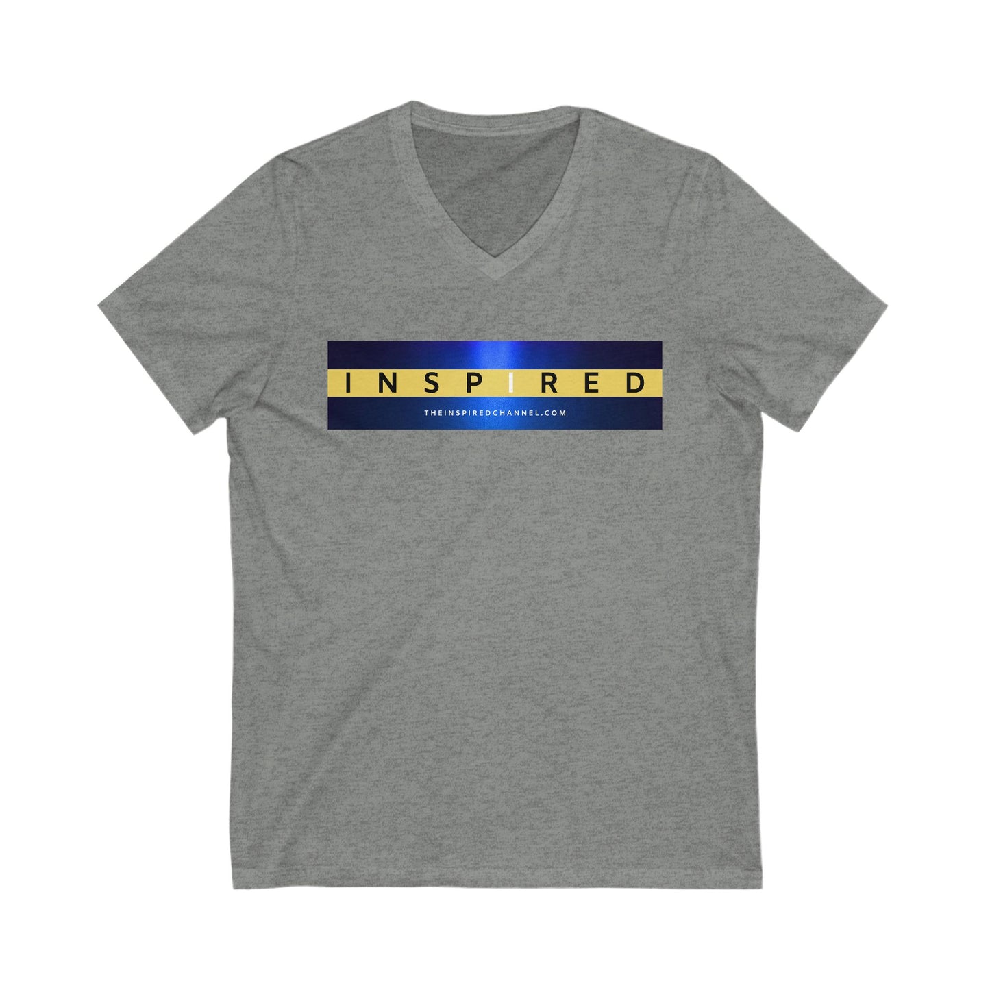 INSPIRED Original UNISEX Jersey Short Sleeve V-Neck Tee