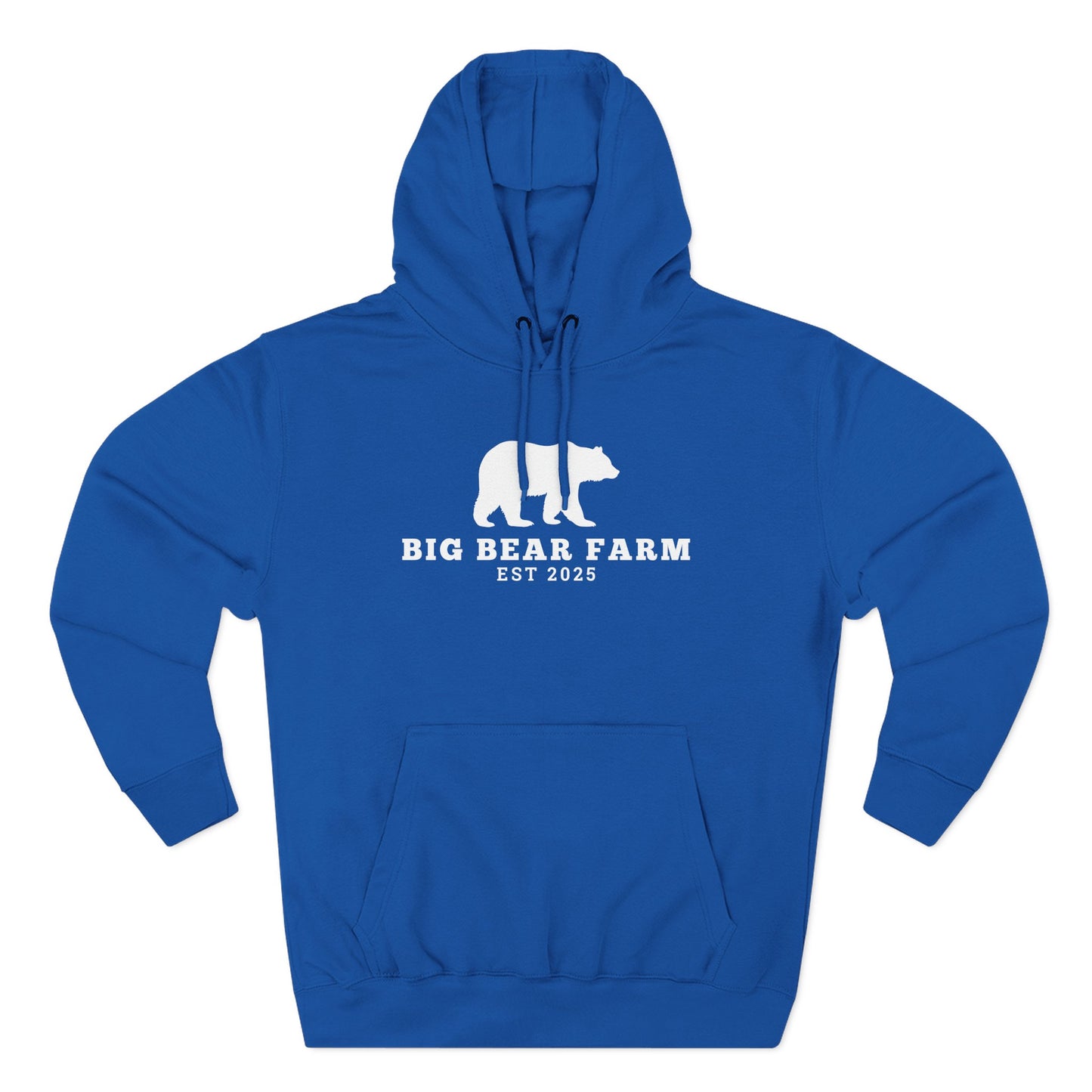 Fleece Hoodie - Big Bear Farm Love Land Design