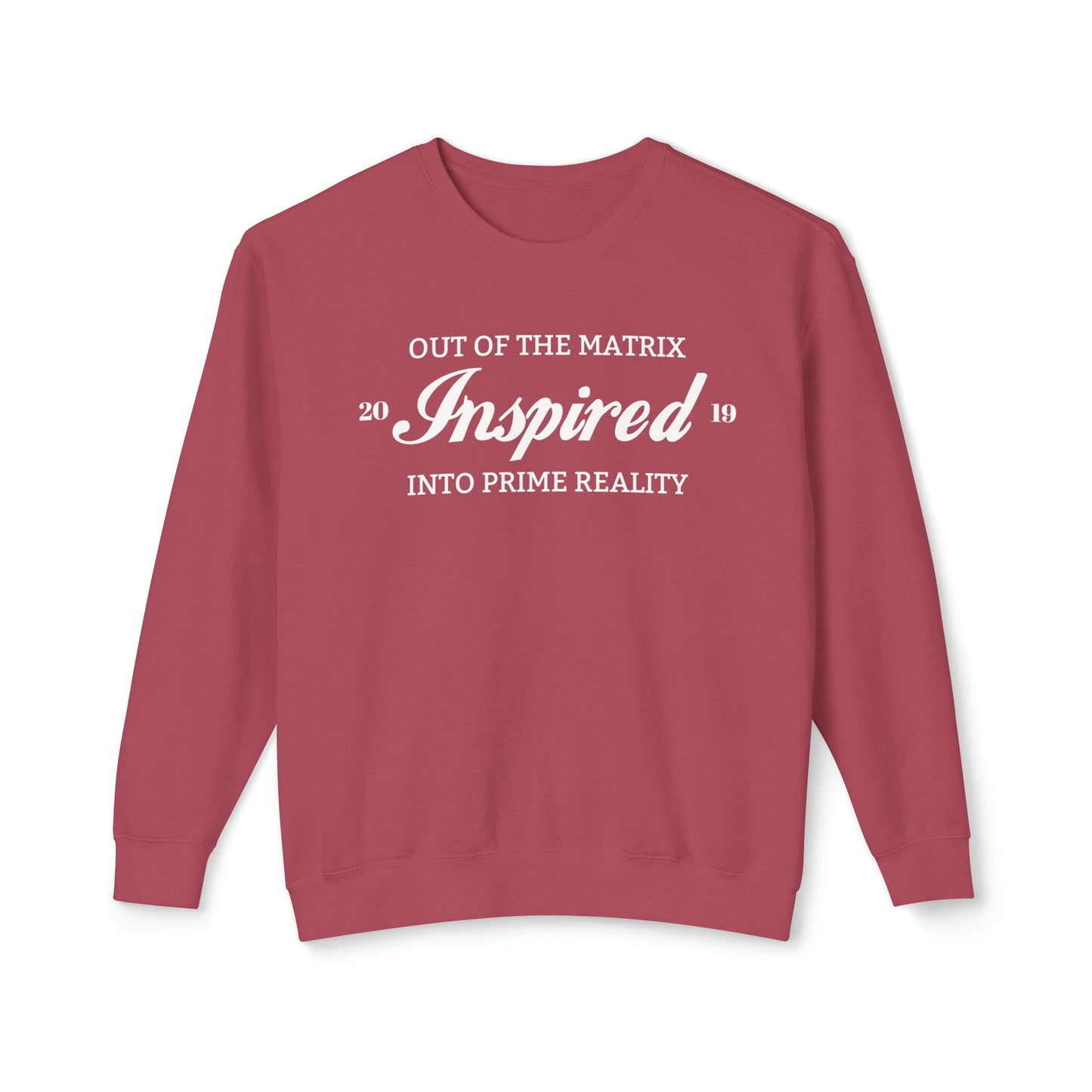 INSPIRED PRIME REALITY Unisex Lightweight Crewneck Sweatshirt W
