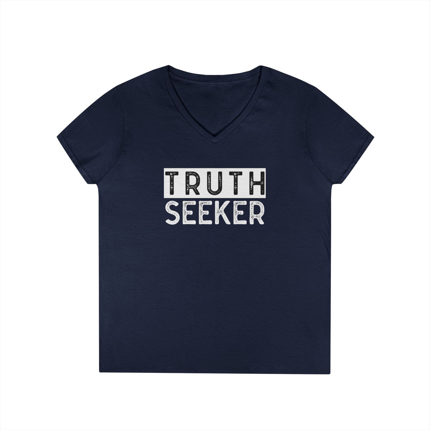 INSPIRED TRUTH SEEKER Ladies' V-Neck T-Shirt