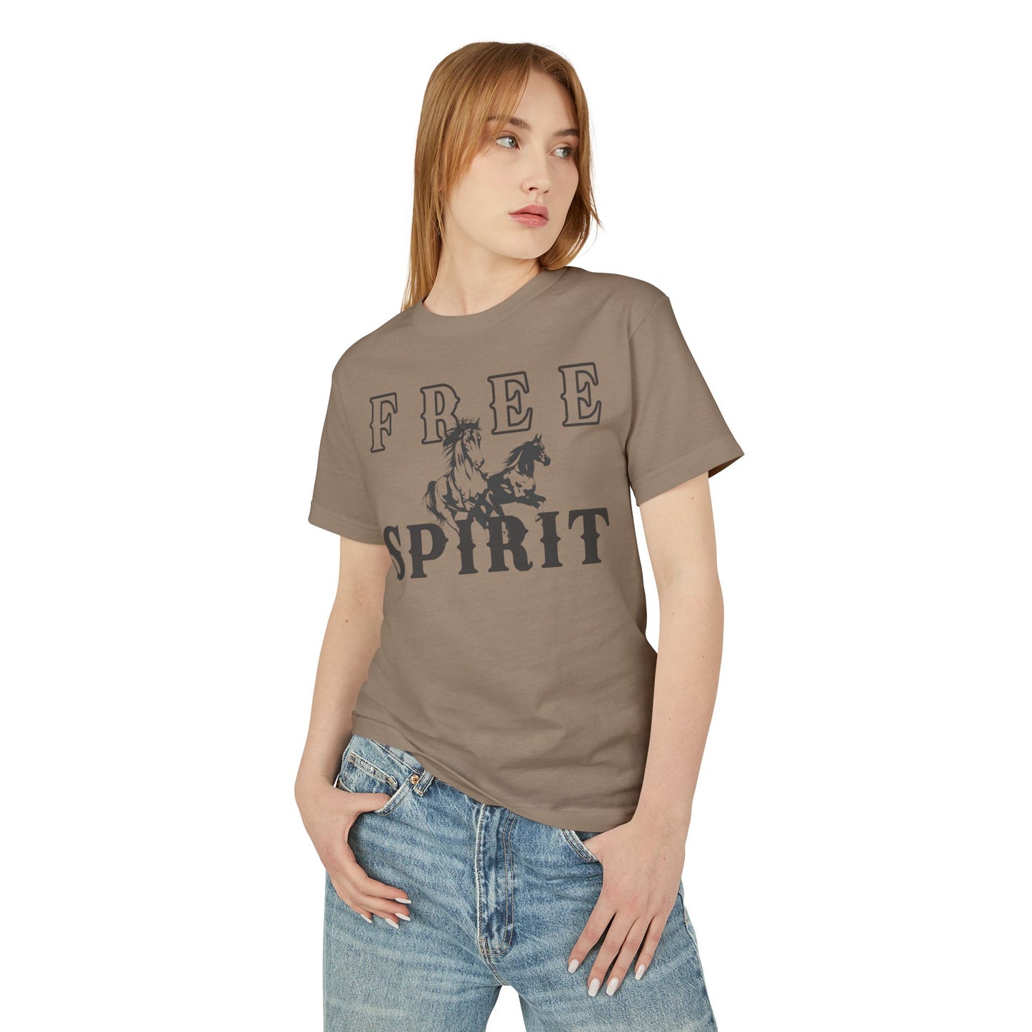 FREE SPIRIT UNISEX Garment-Dyed Heavyweight Cotton Tee