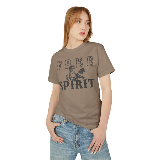FREE SPIRIT UNISEX Garment-Dyed Heavyweight Cotton Tee