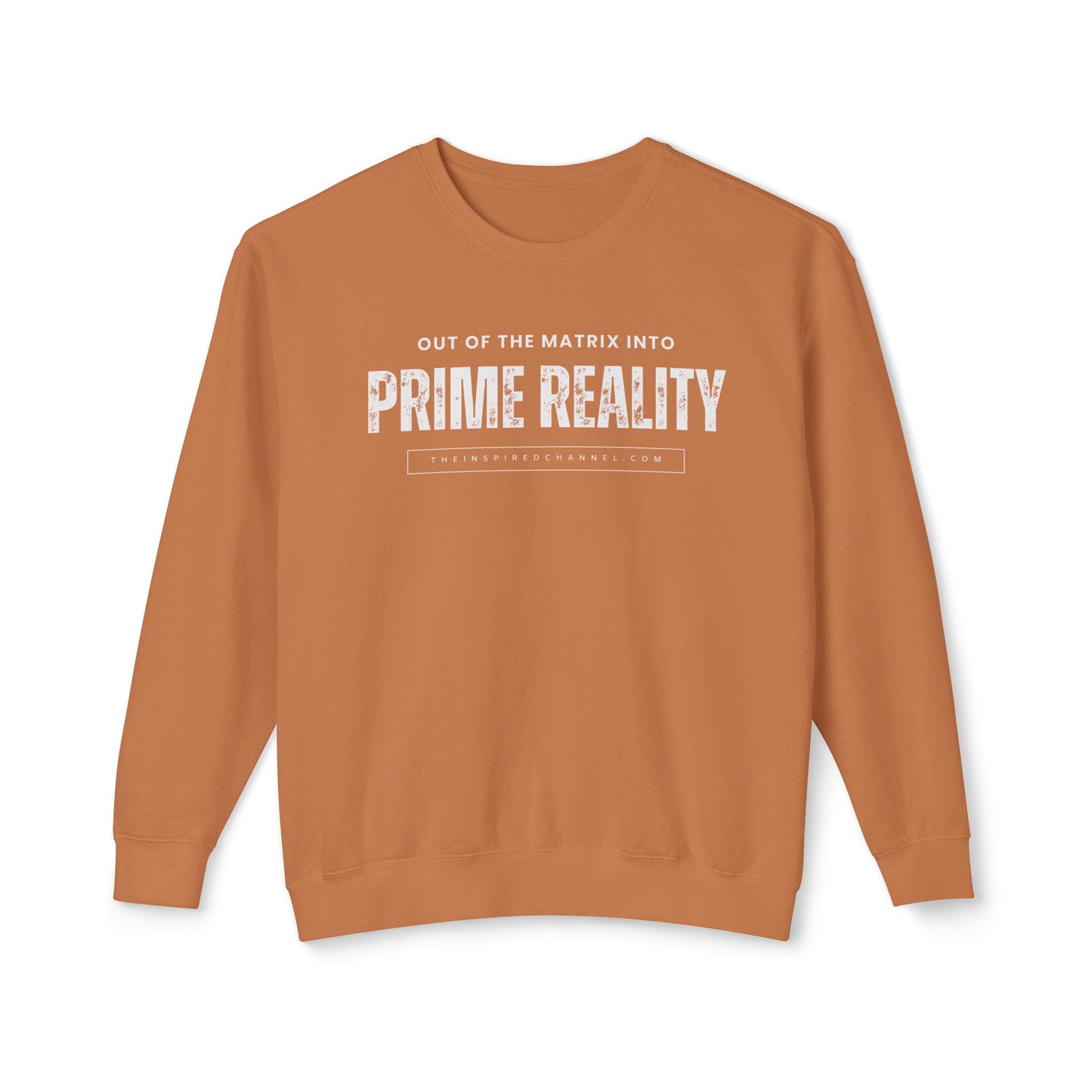 PRIME REALITY Unisex Lightweight Crewneck Sweatshirt