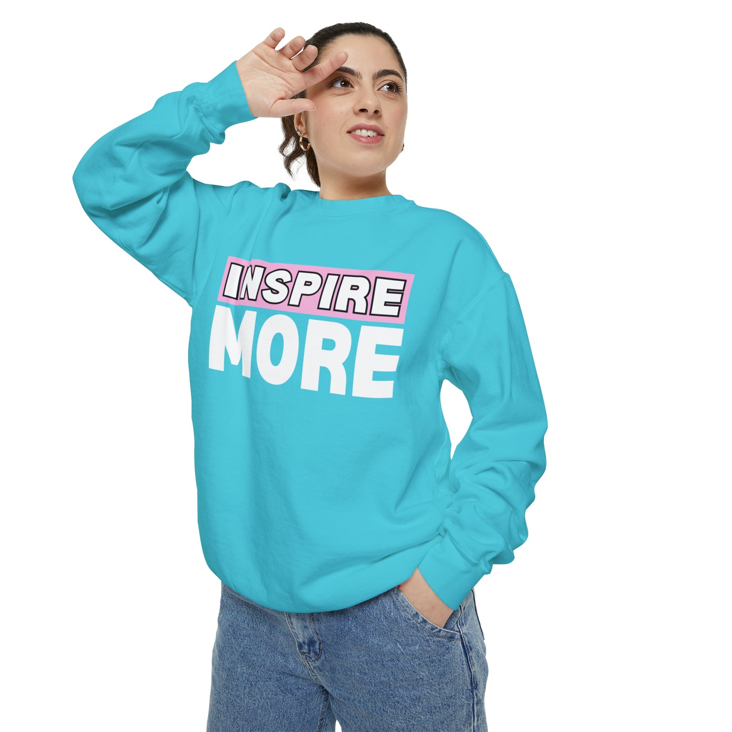 INSPIRED INSPIRE MORE Unisex Dyed Sweatshirt