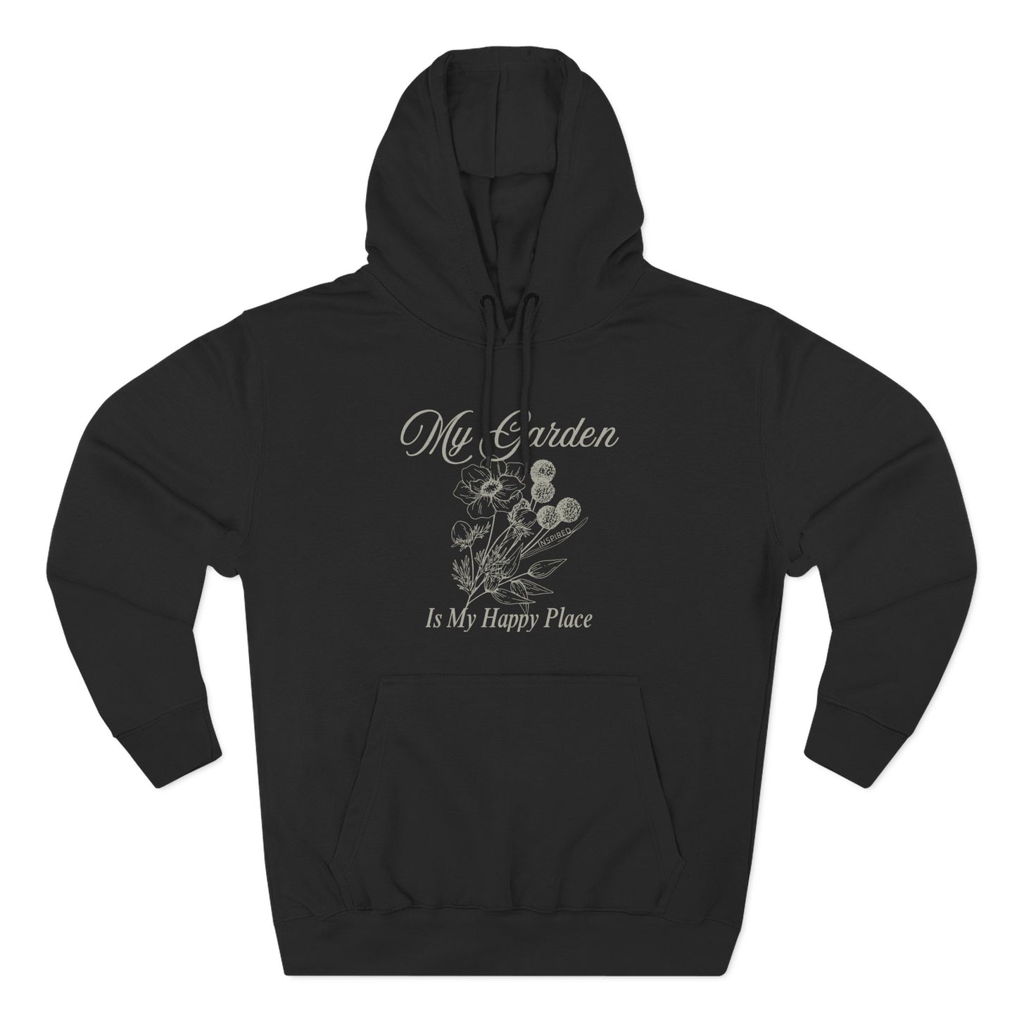 INSPIRED GARDEN M Fleece Hoodie UNISEX