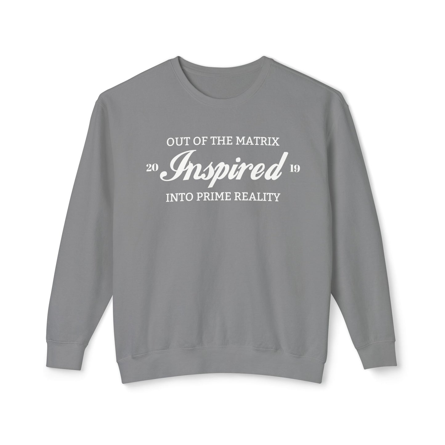 INSPIRED PRIME REALITY Unisex Lightweight Crewneck Sweatshirt W